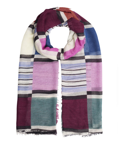 Echo Hopscotch Wrap - Wine Accessories - Other Accessories - Hats & Scarves by Echo | Grace the Boutique