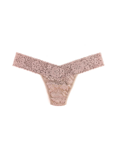 Hanky Panky Daily Lace Low Rise Thong - Taupe Lingerie - Panties - Hanky Panky by Hanky Panky | Grace the Boutique