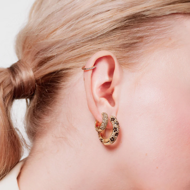 Hillberg & Berk Small Sparkle Hoops - Gold Accessories - Jewelry - Earrings by Hillberg & Berk | Grace the Boutique