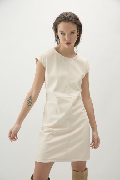 Melissa Nepton Cassi Dress - Cream Clothing - Dresses + Jumpsuits - Dresses - Short Dresses by Melissa Nepton | Grace the Boutique