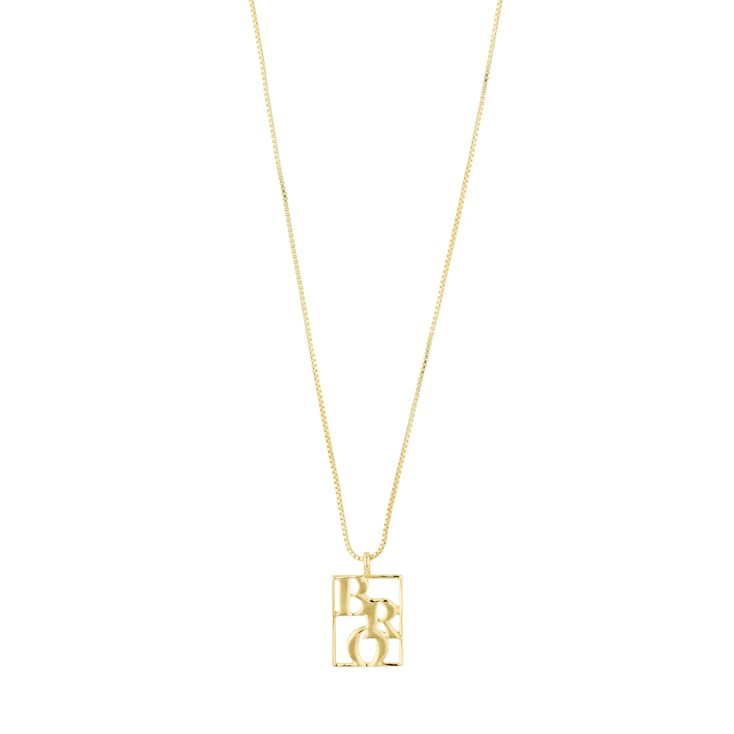 Pilgrim BRO Love Tag Necklace - Gold Accessories - Jewelry - Necklaces by Pilgrim | Grace the Boutique