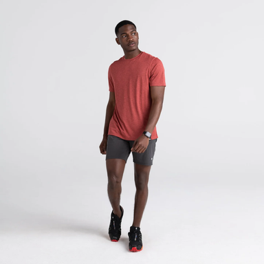 Saxx 7” Sport 2 Life 2 in 1 Short - Faded Black Heather Mens - Other Mens - Bottoms by Saxx | Grace the Boutique