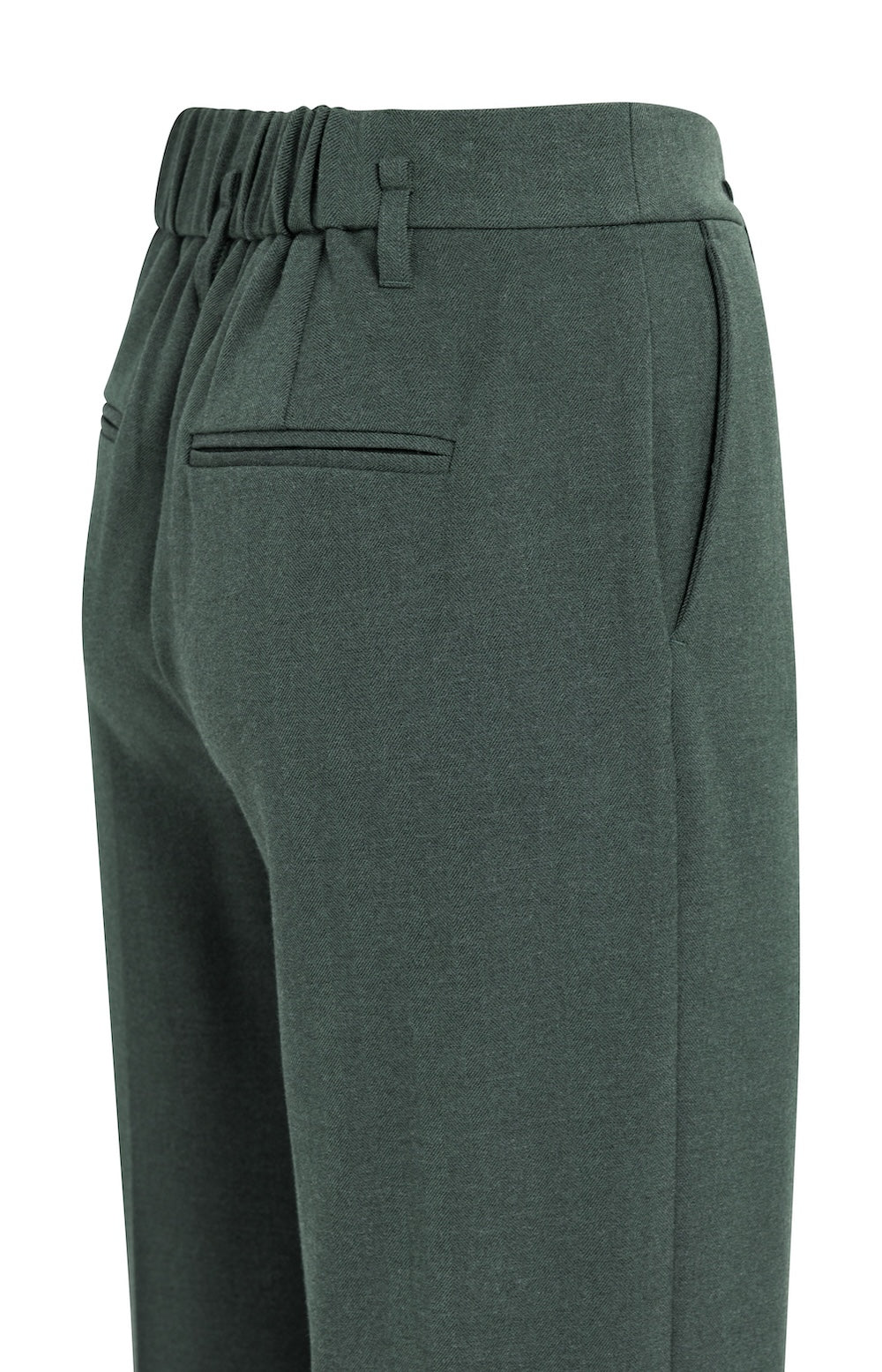 Yaya Straight Leg Dress Pant - Duffel Bag Green