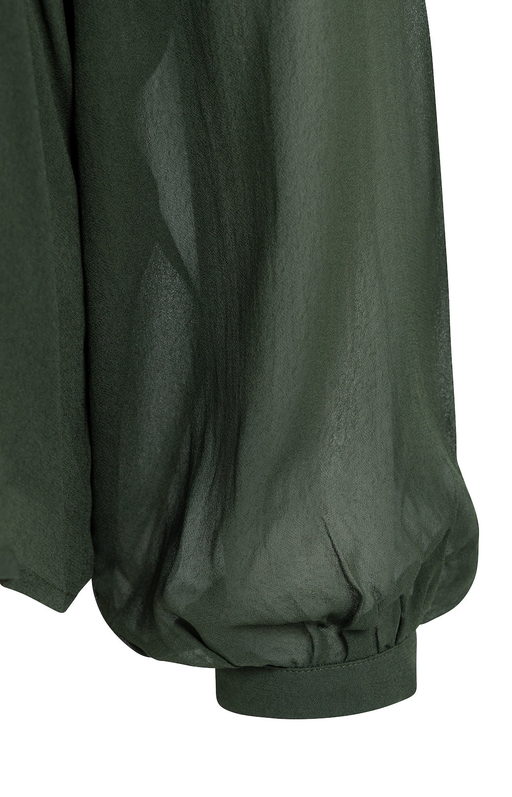 Yaya High Neck Top - Duffel Bag Green