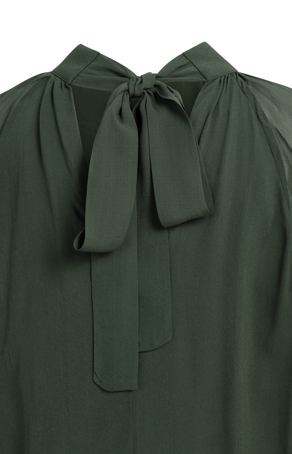 Yaya High Neck Top - Duffel Bag Green