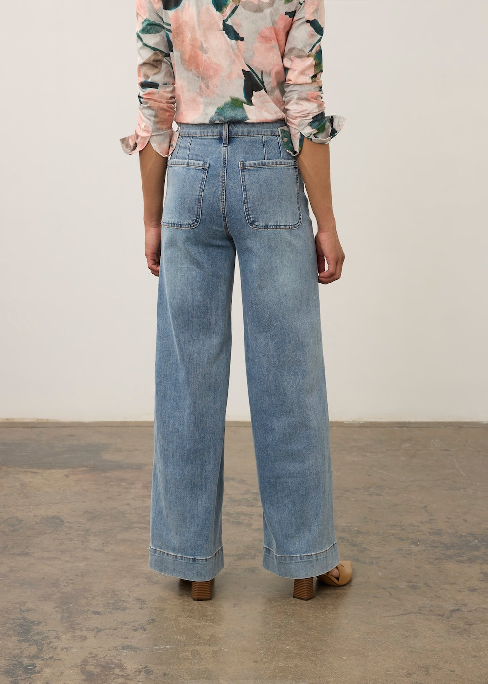 FDJ Olivia Wide Leg - Medium Blue