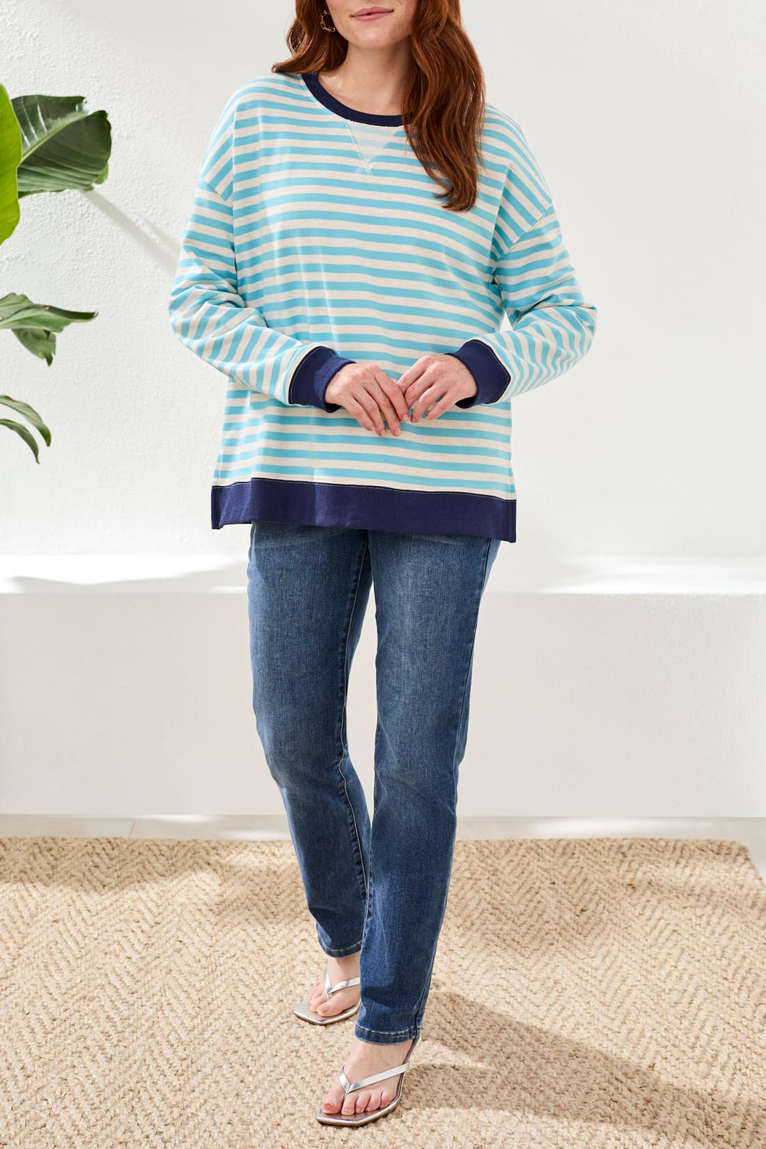 Tribal Charlie Sweatshirt - Aqua Sky