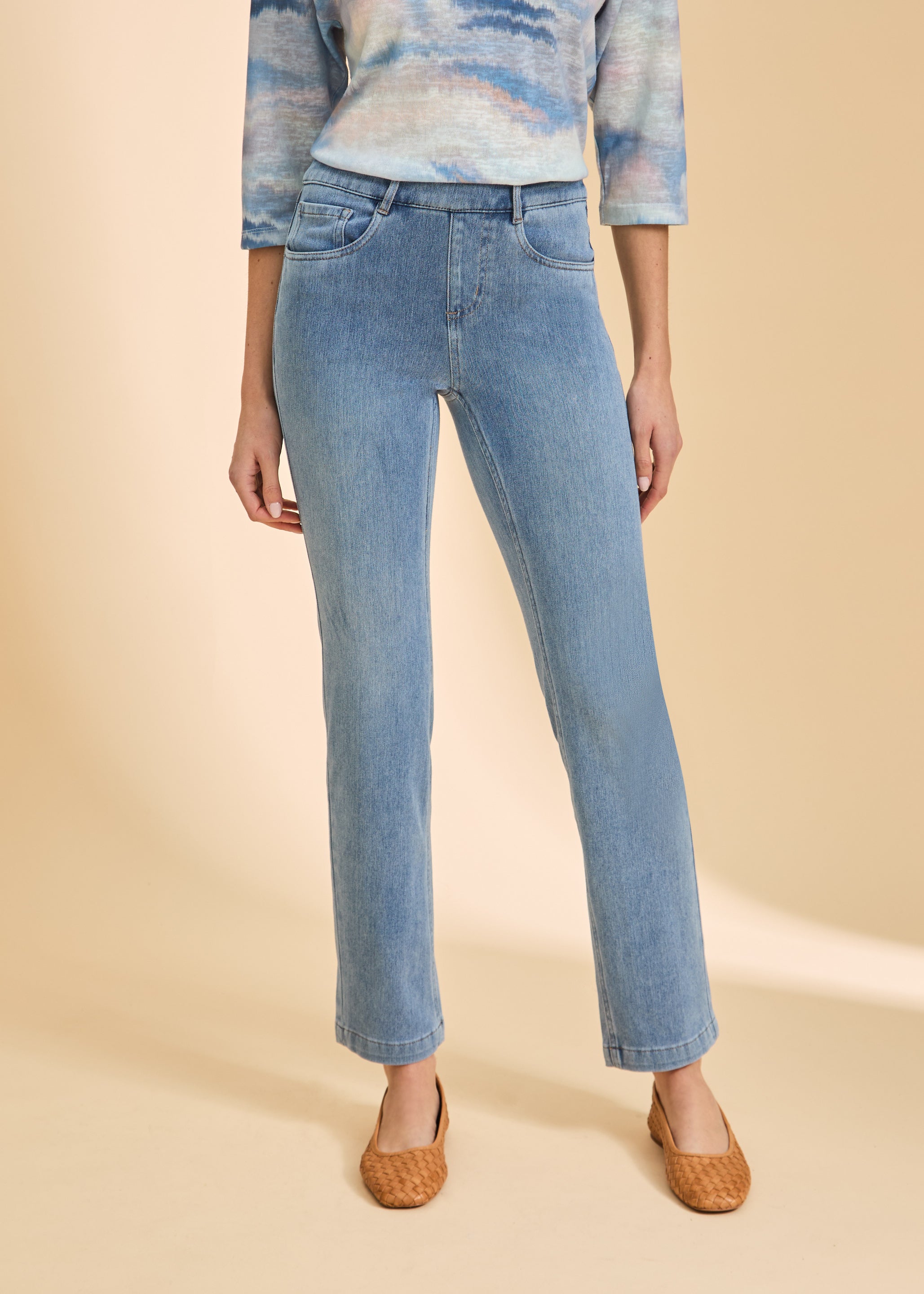 FDJ Pull On Straight - Blue