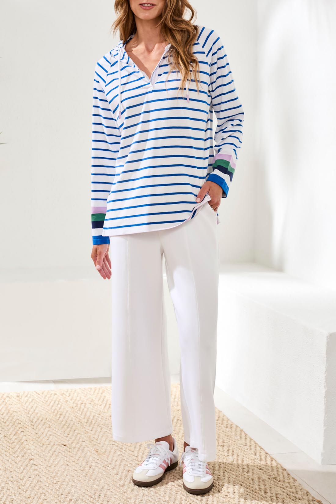 Tribal Haley Hoodie - Turkish Sea