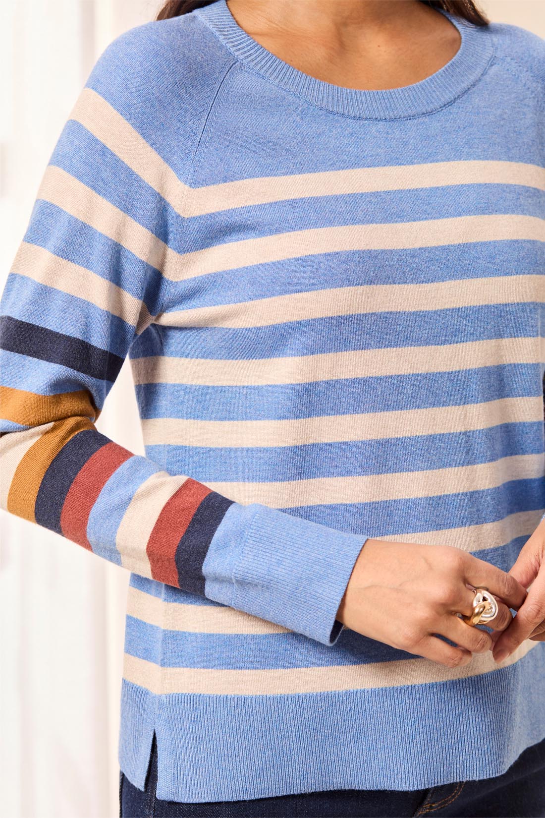 Tribal Multi Stripe Sweater - Stellar