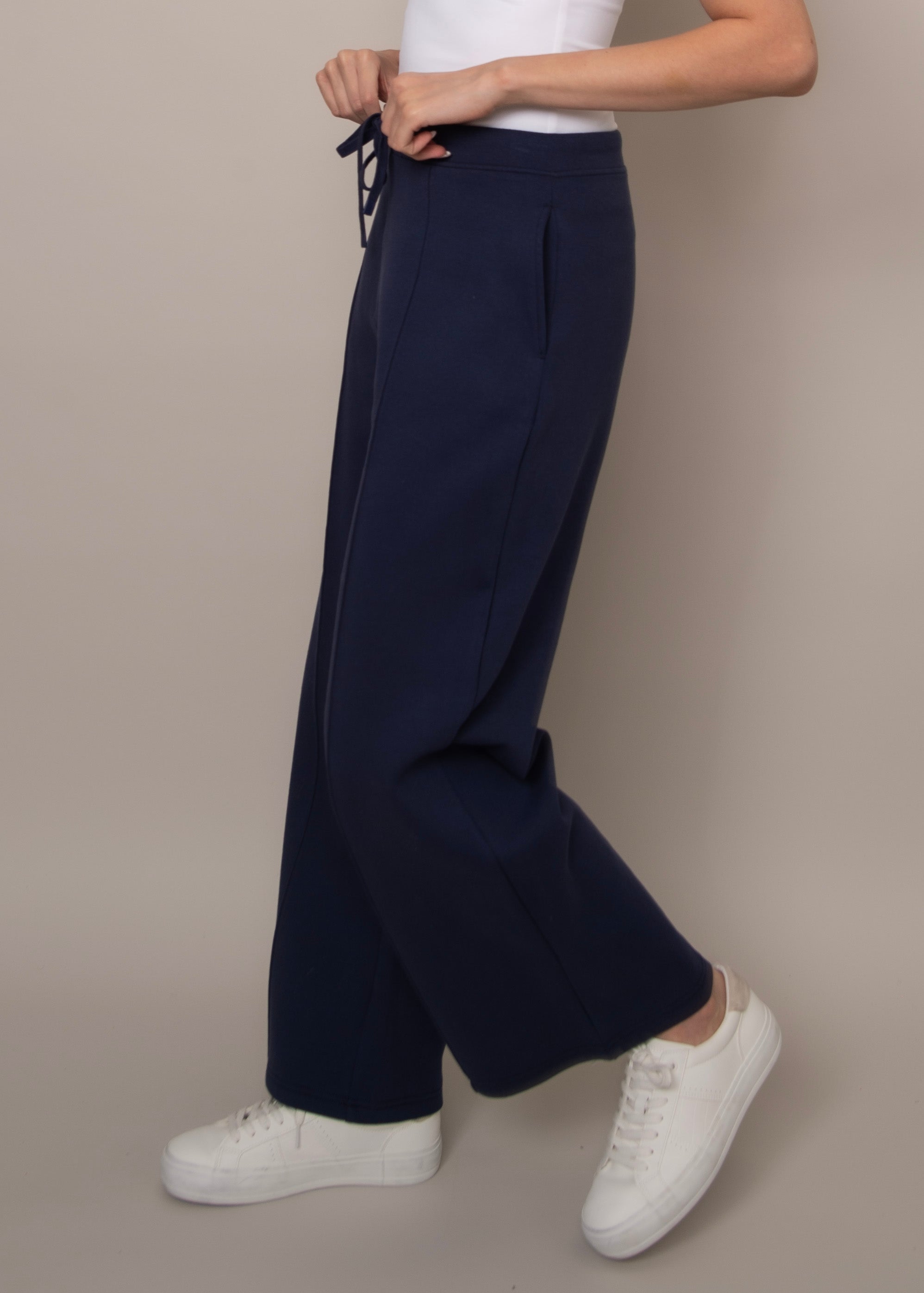 RD Prida Cotton Soft Knit Pants - Sea Blue