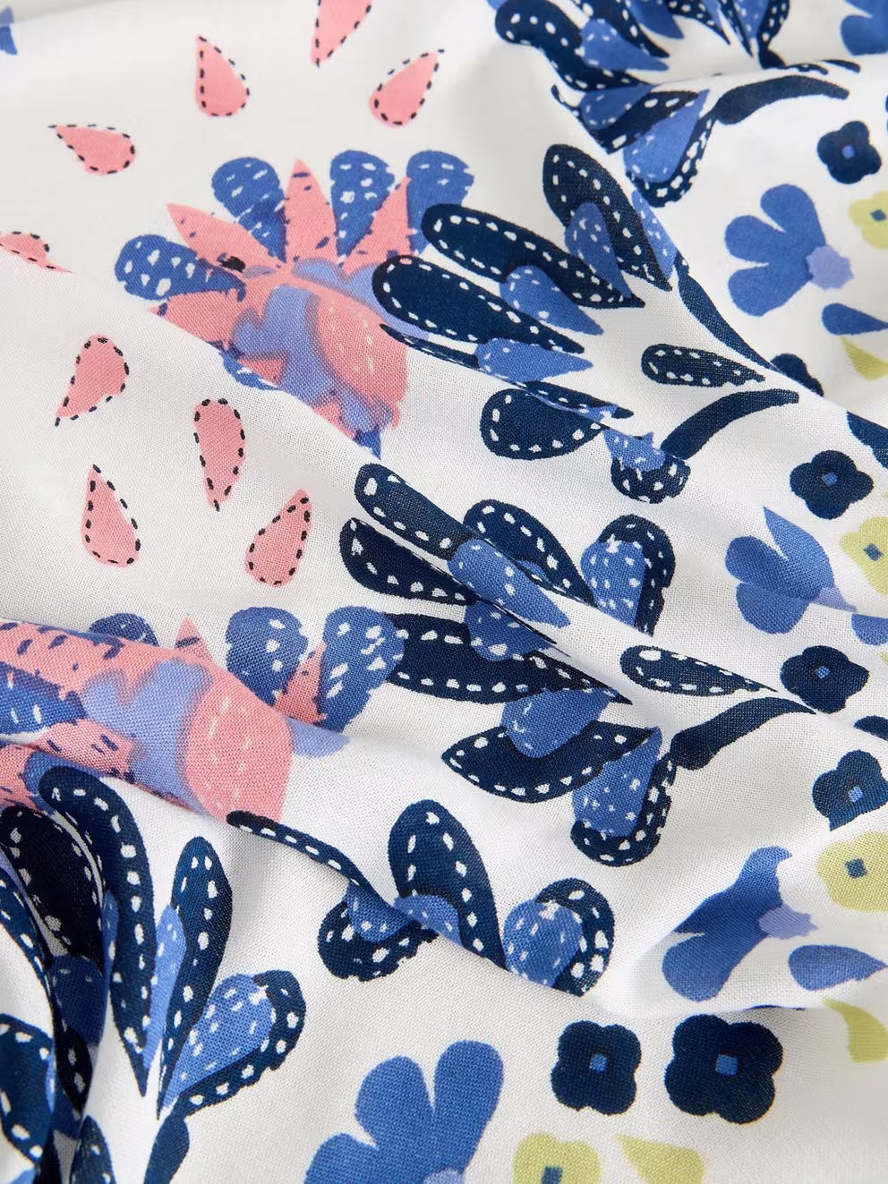 White Stuff Sophie Printed Scarf - Ivory Multi