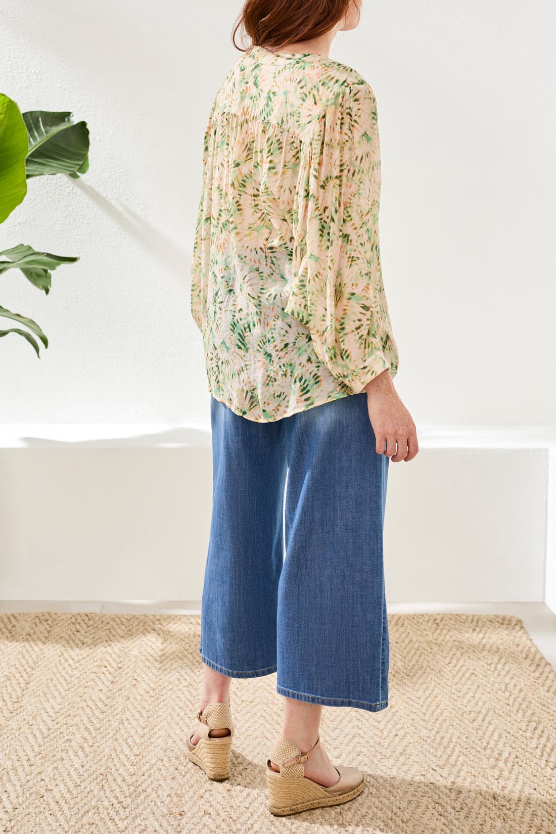 Tribal Mary Blouse - Cactus Clay