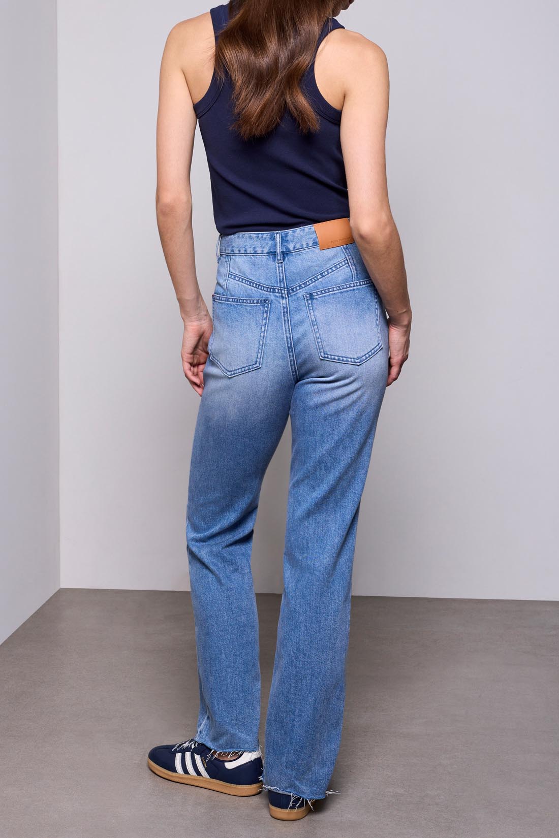 Tribal Sophia Curvy Straight 90s Denim - Campus Blue