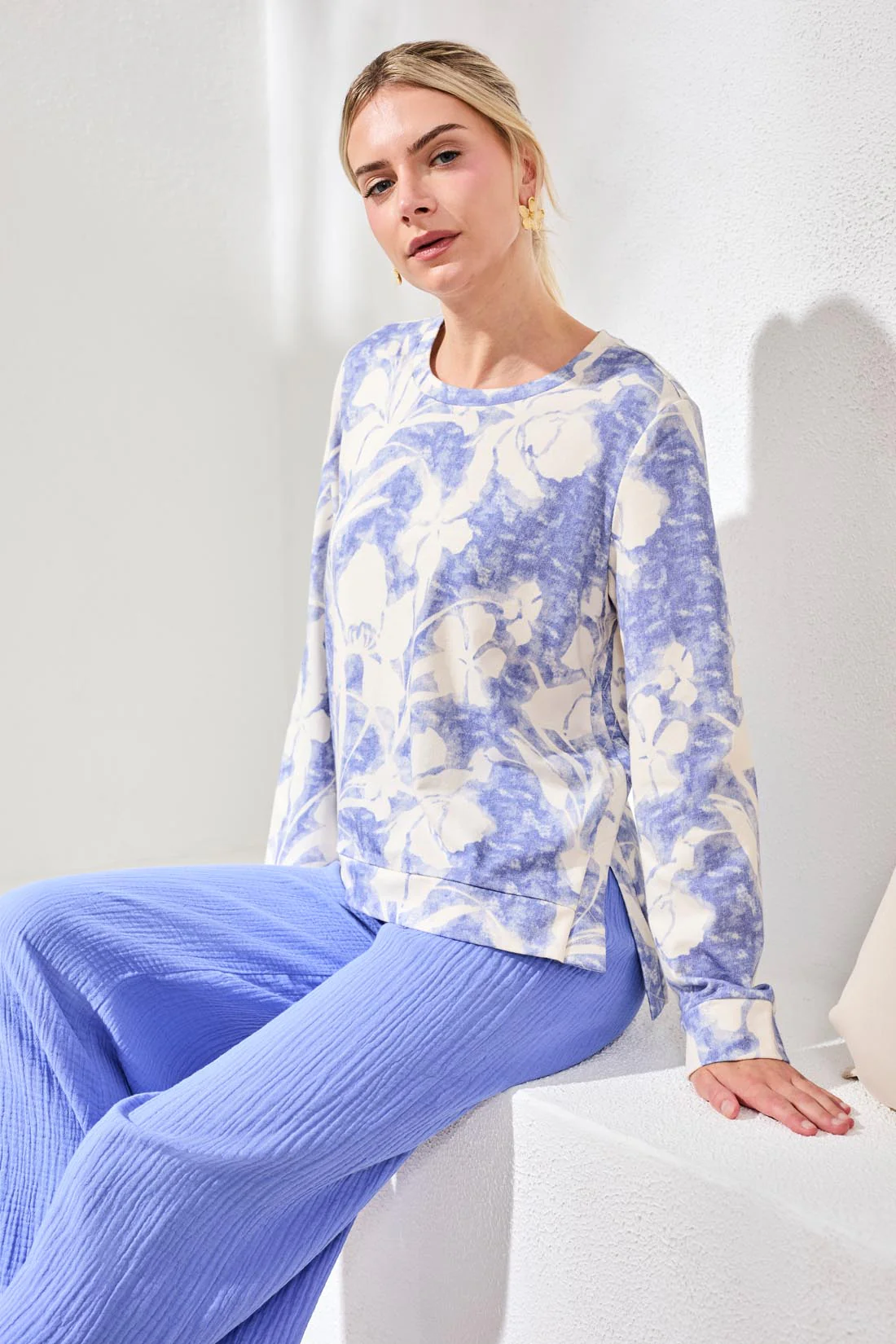 Tribal Callie Sweater - Baja Blue