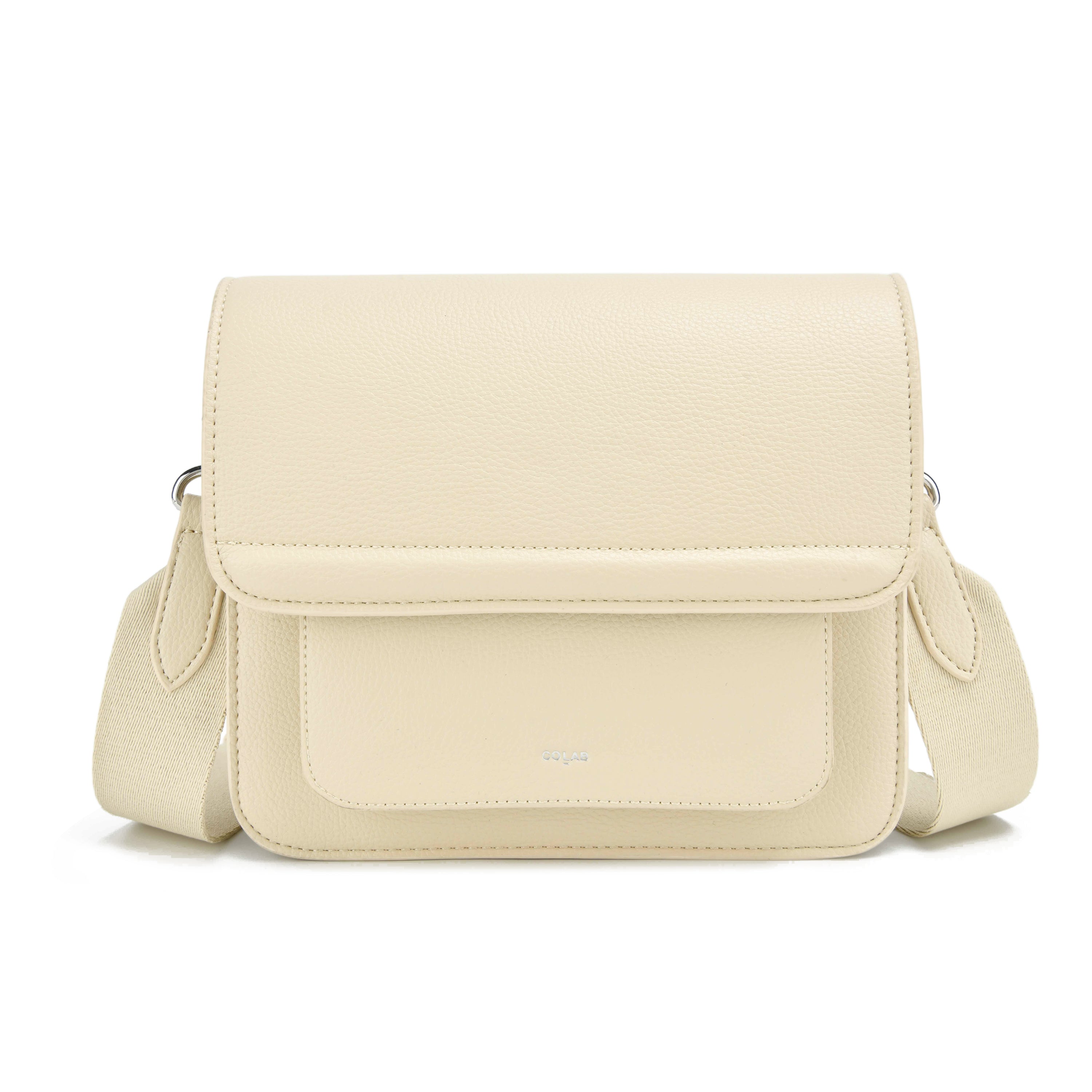 co-lab Allure Flap Crossbody - Bone