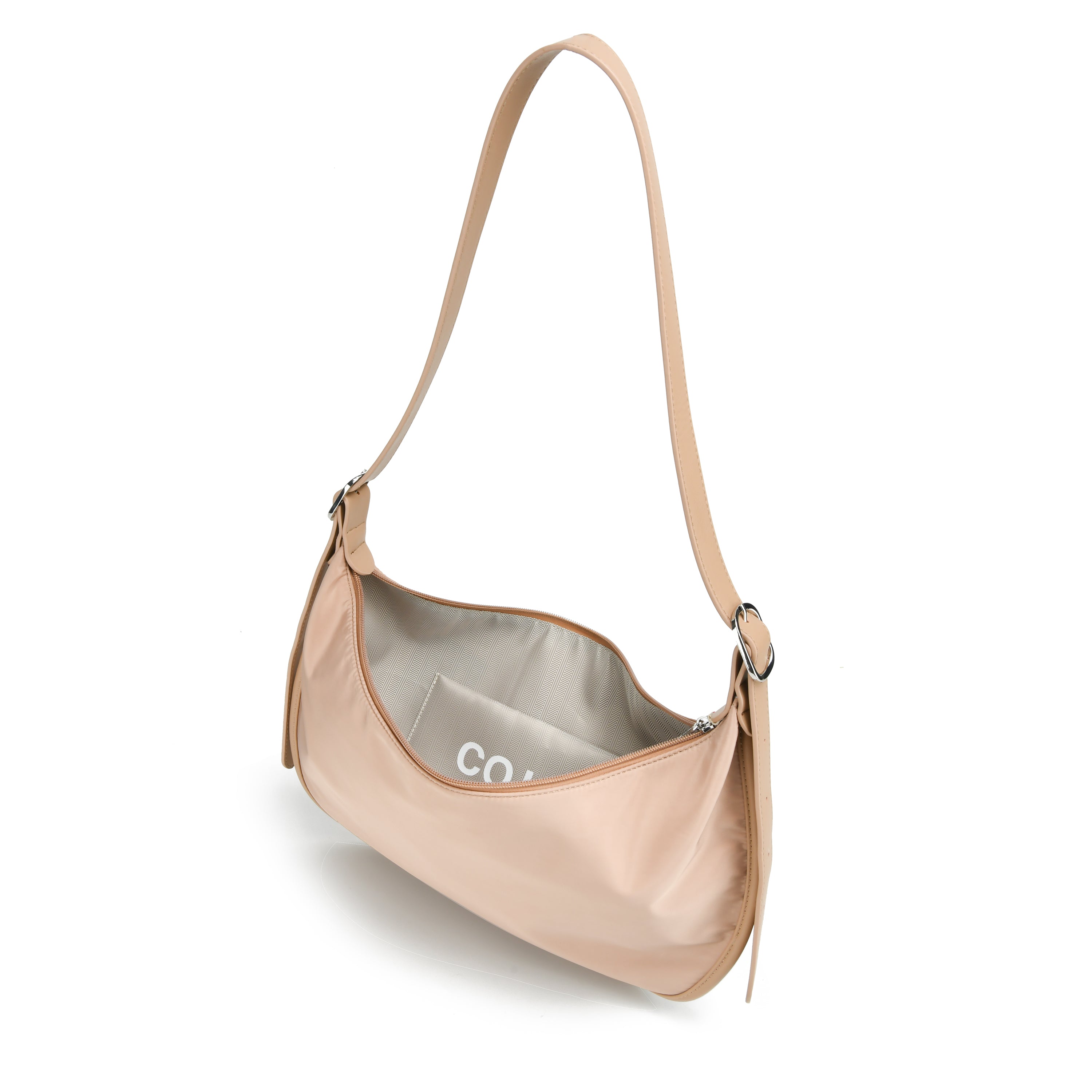 co-lab Amie Nylon Crossbody - Beige