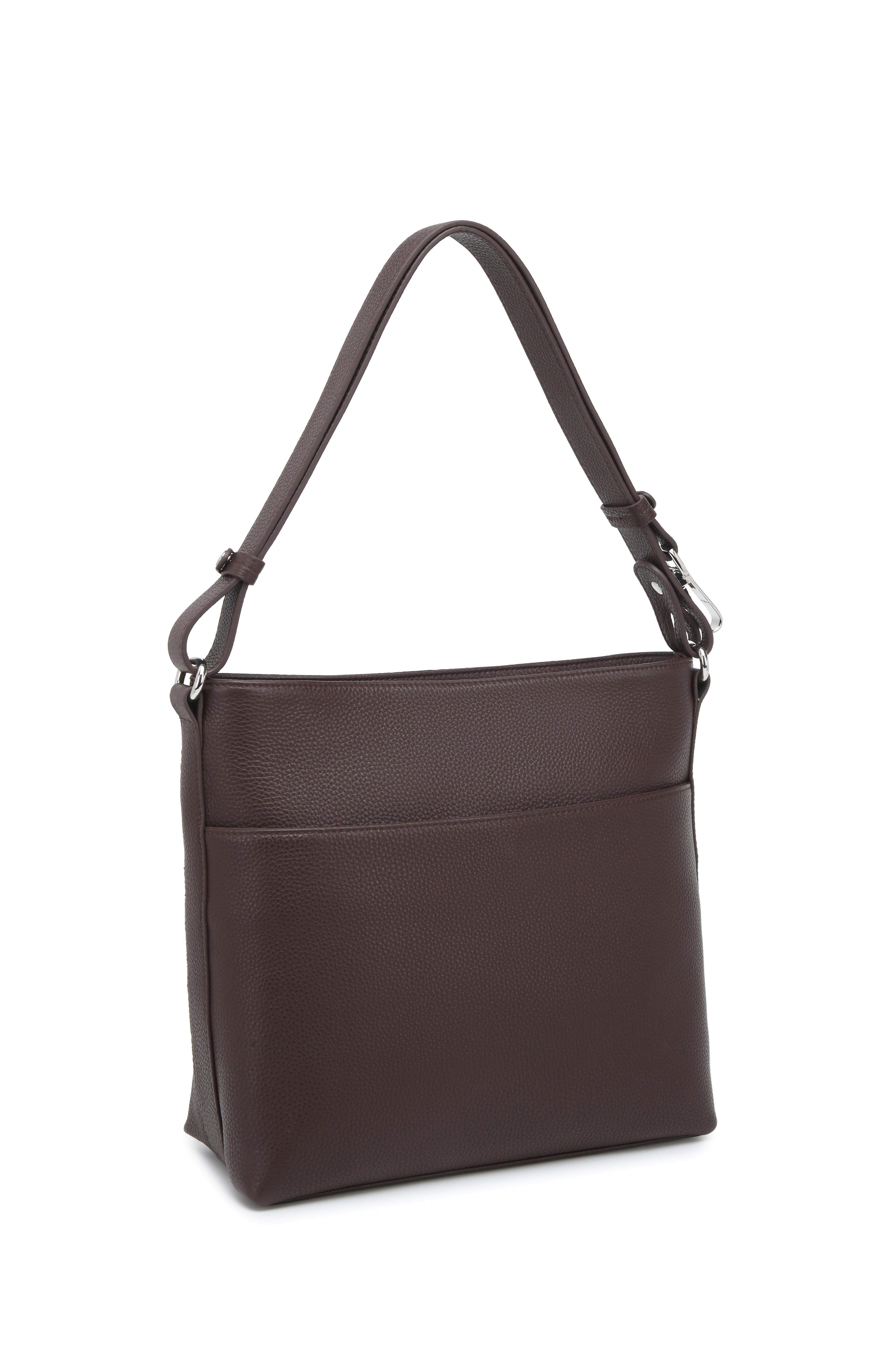 Christopher Kon Leather Bucket Bag - Chocolate