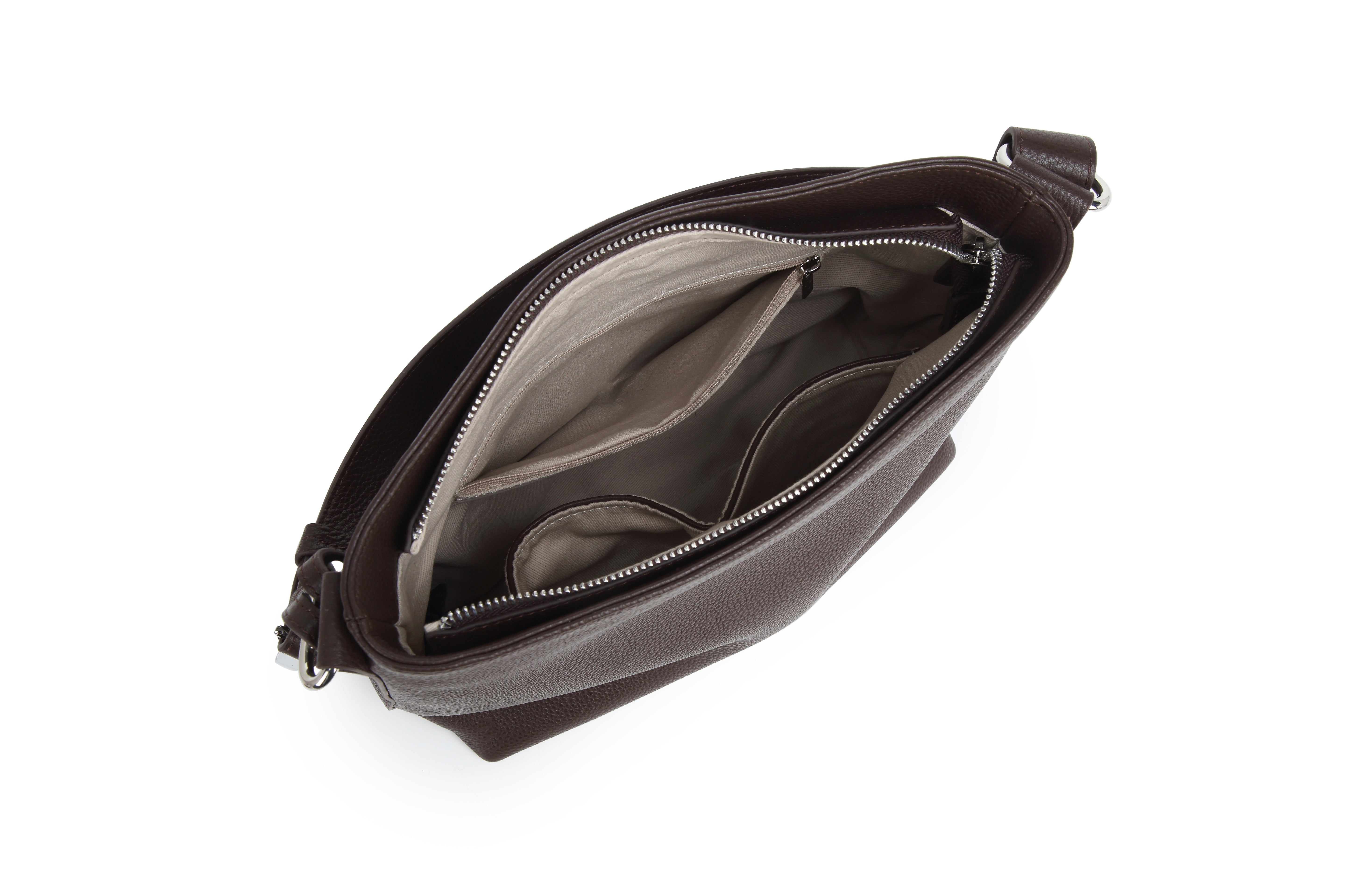 Christopher Kon Leather Bucket Bag - Chocolate