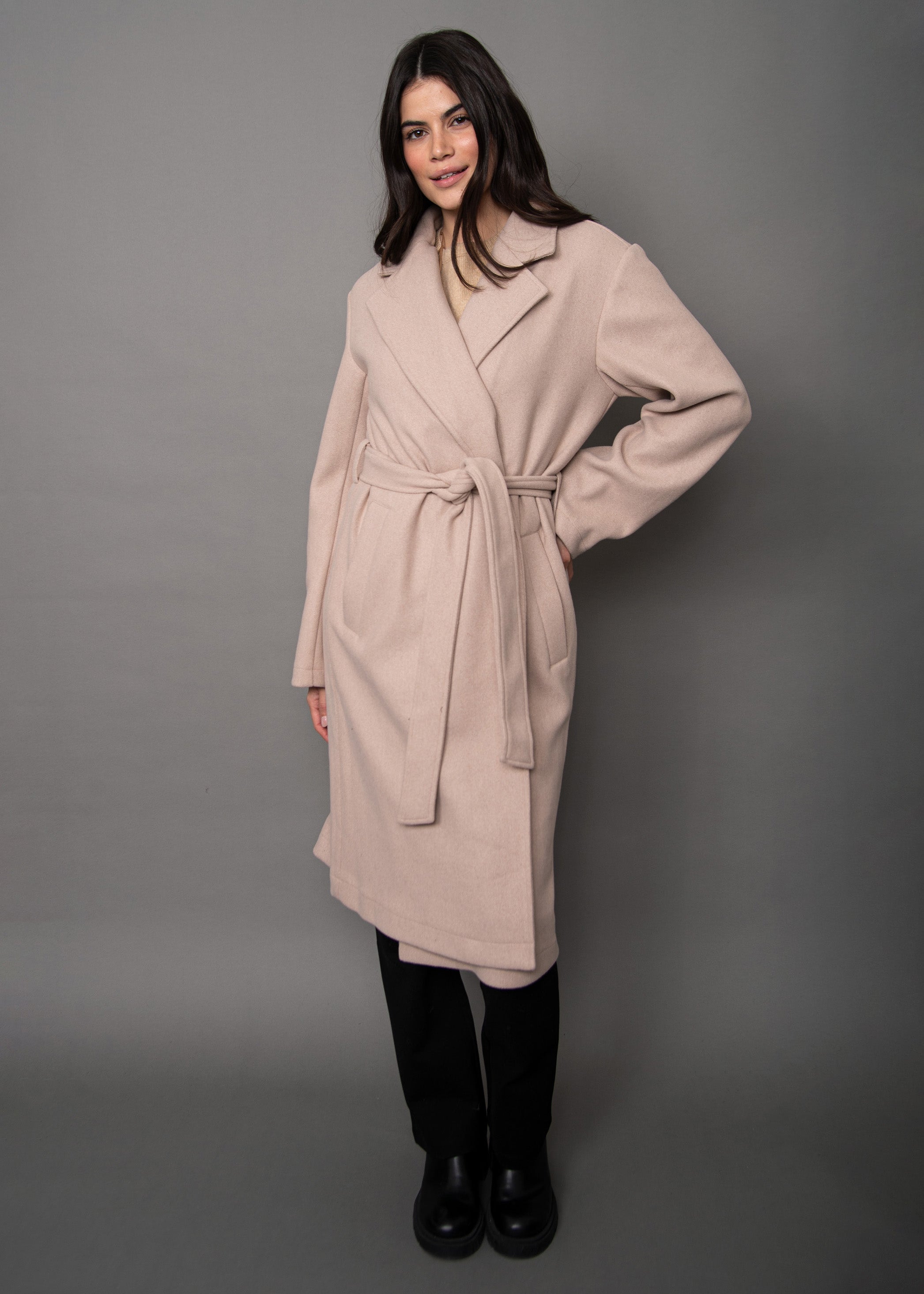 RD Havy Wrap Coat - Tiger Eye