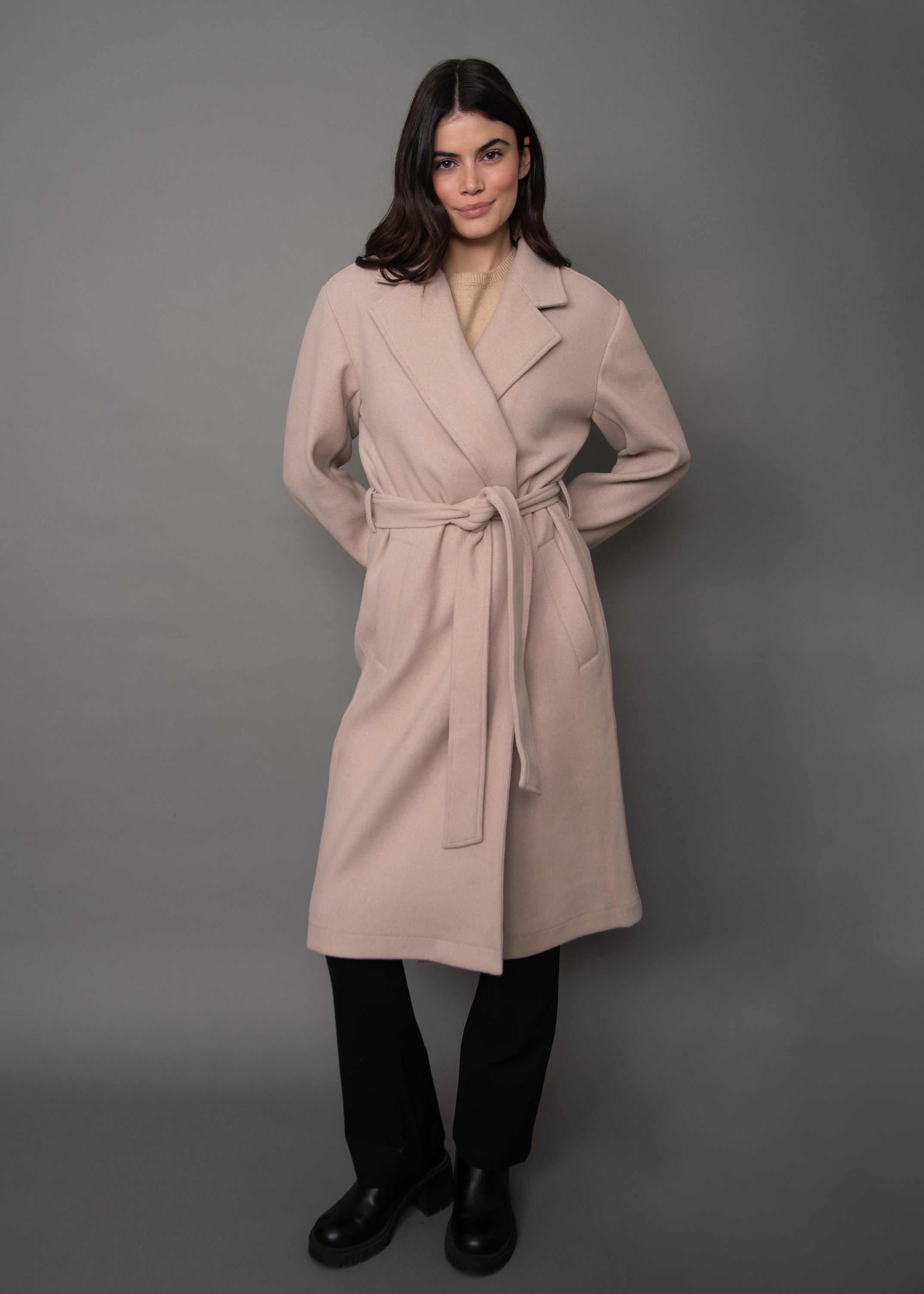 RD Havy Wrap Coat - Tiger Eye