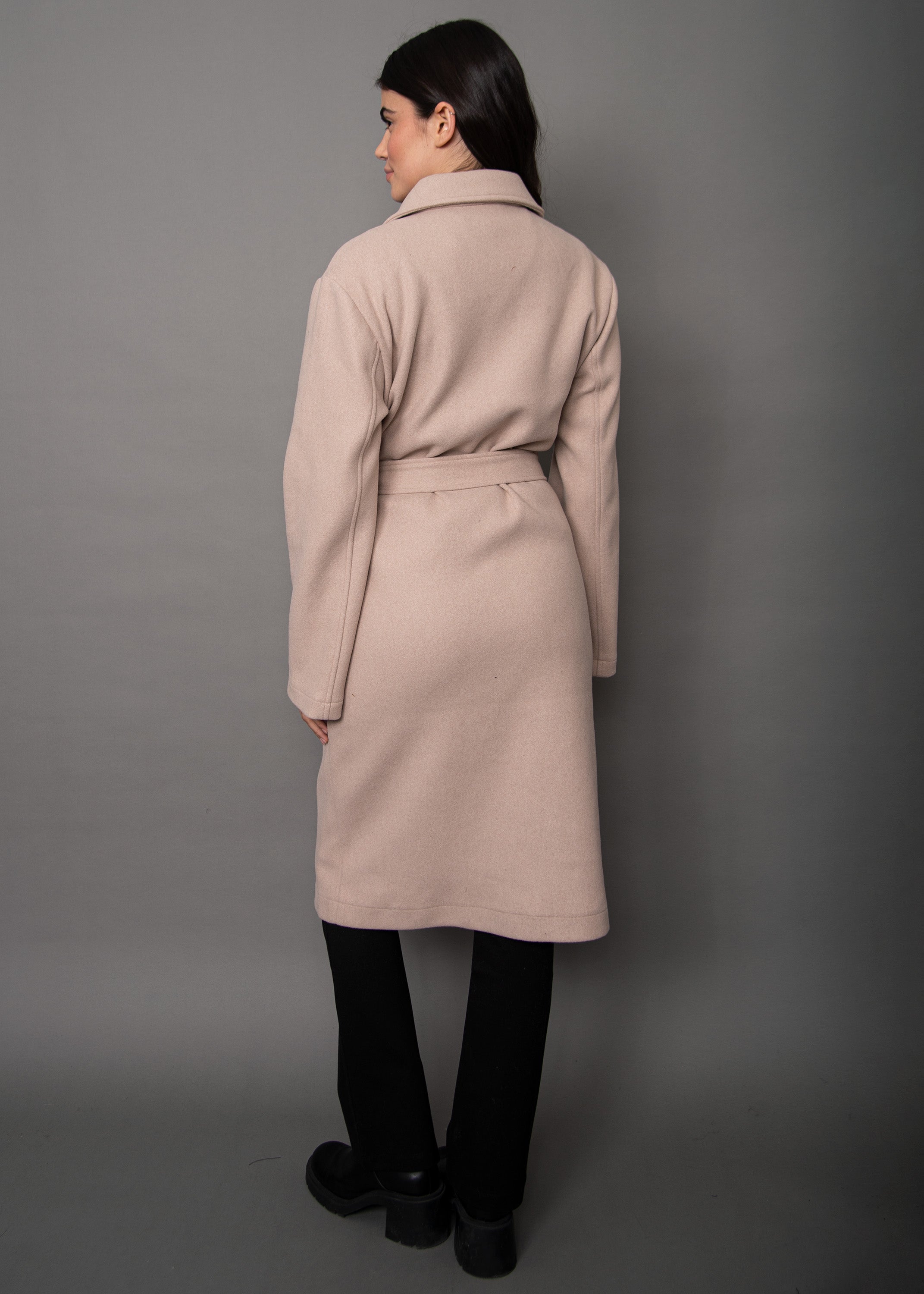 RD Havy Wrap Coat - Tiger Eye