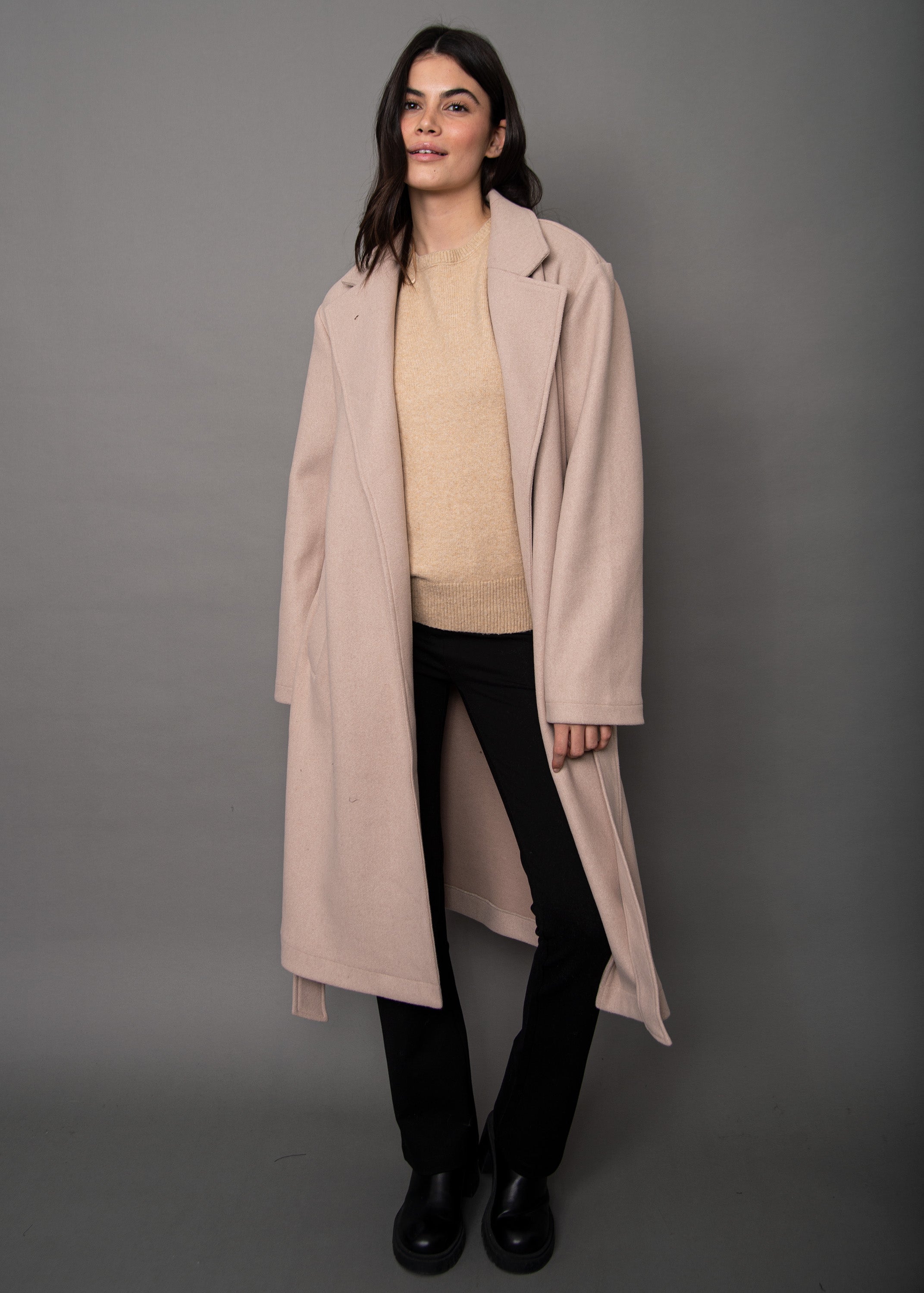 RD Havy Wrap Coat - Tiger Eye