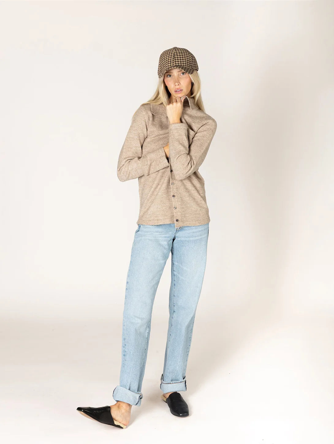 Lyla & Luxe Aarti Shacket - Putty
