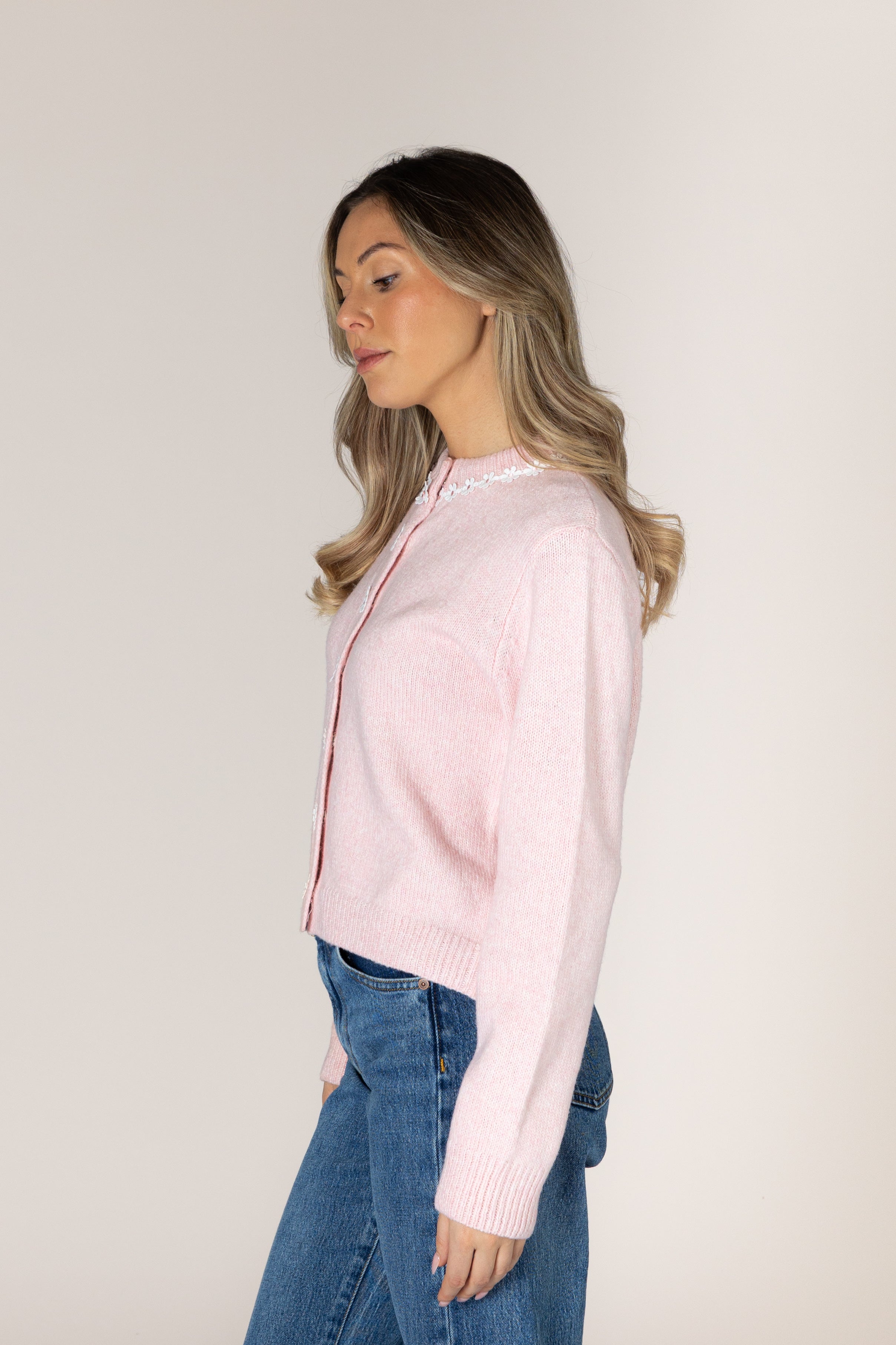 Lyla & Luxe Aisha Daisy Cardi - Primrose