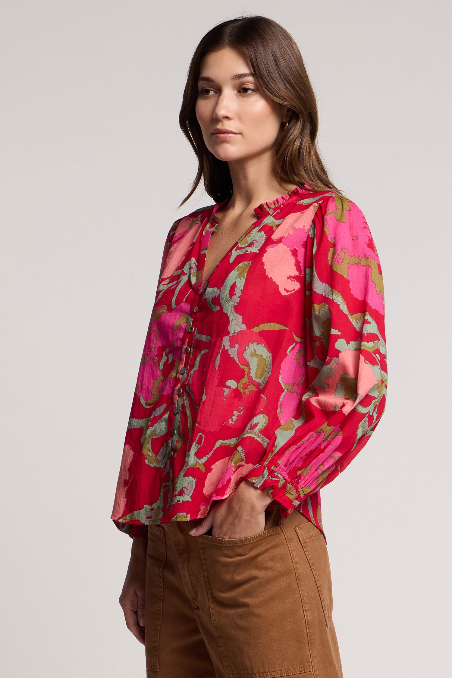 Velvet Avena Printed Blouse - Multi