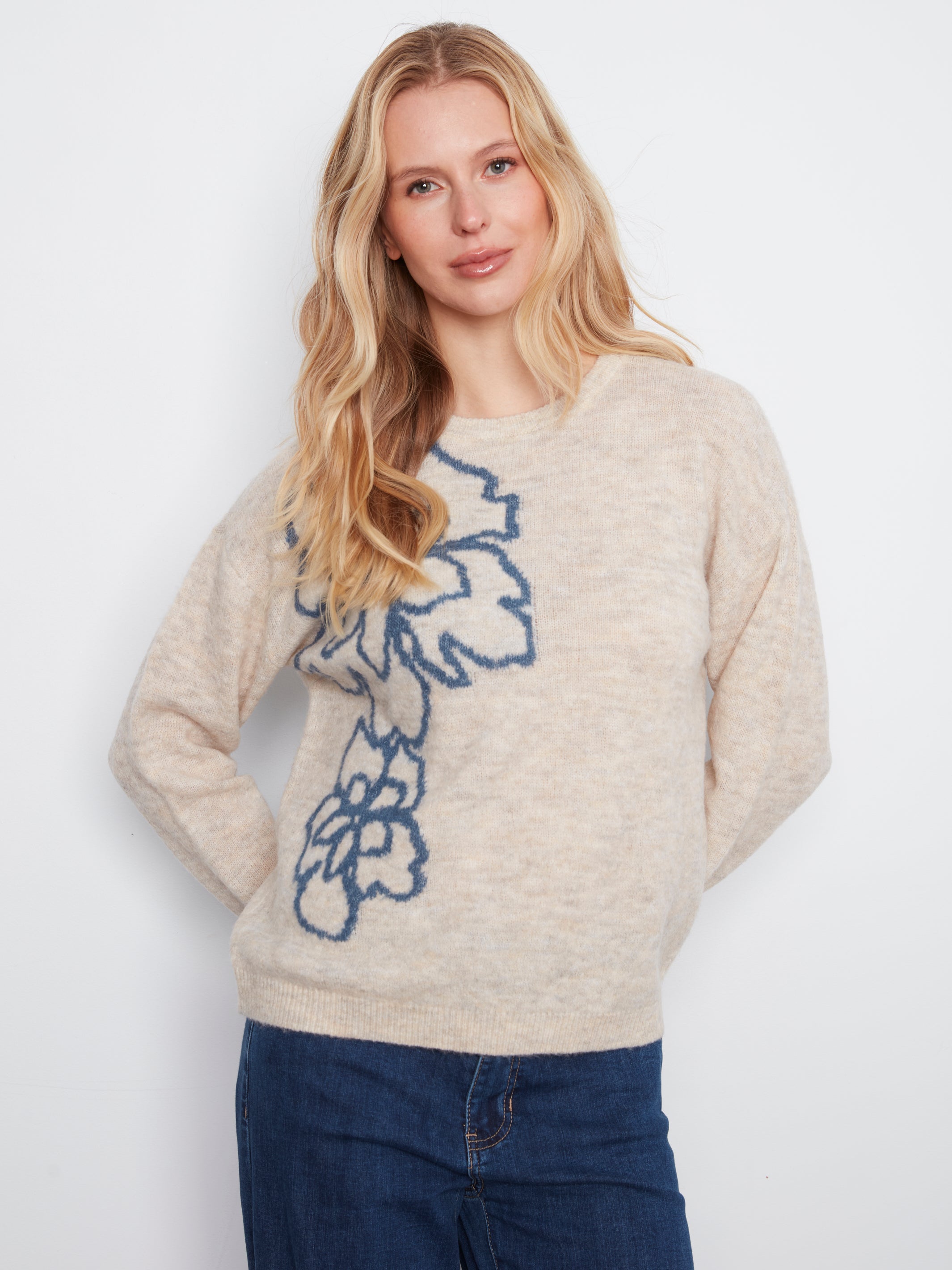 Charlie B Tia Sweater - Ecru