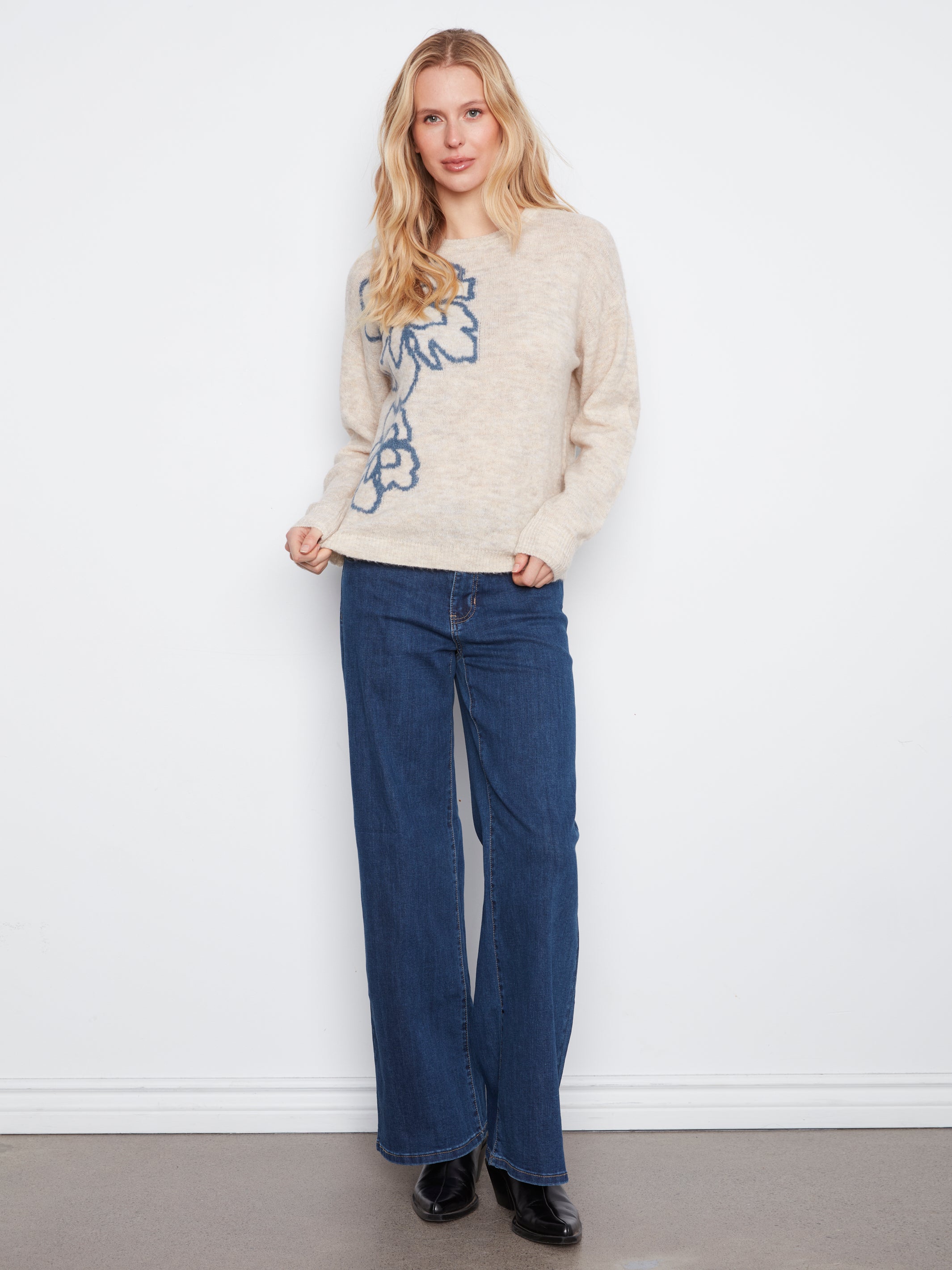 Charlie B Tia Sweater - Ecru