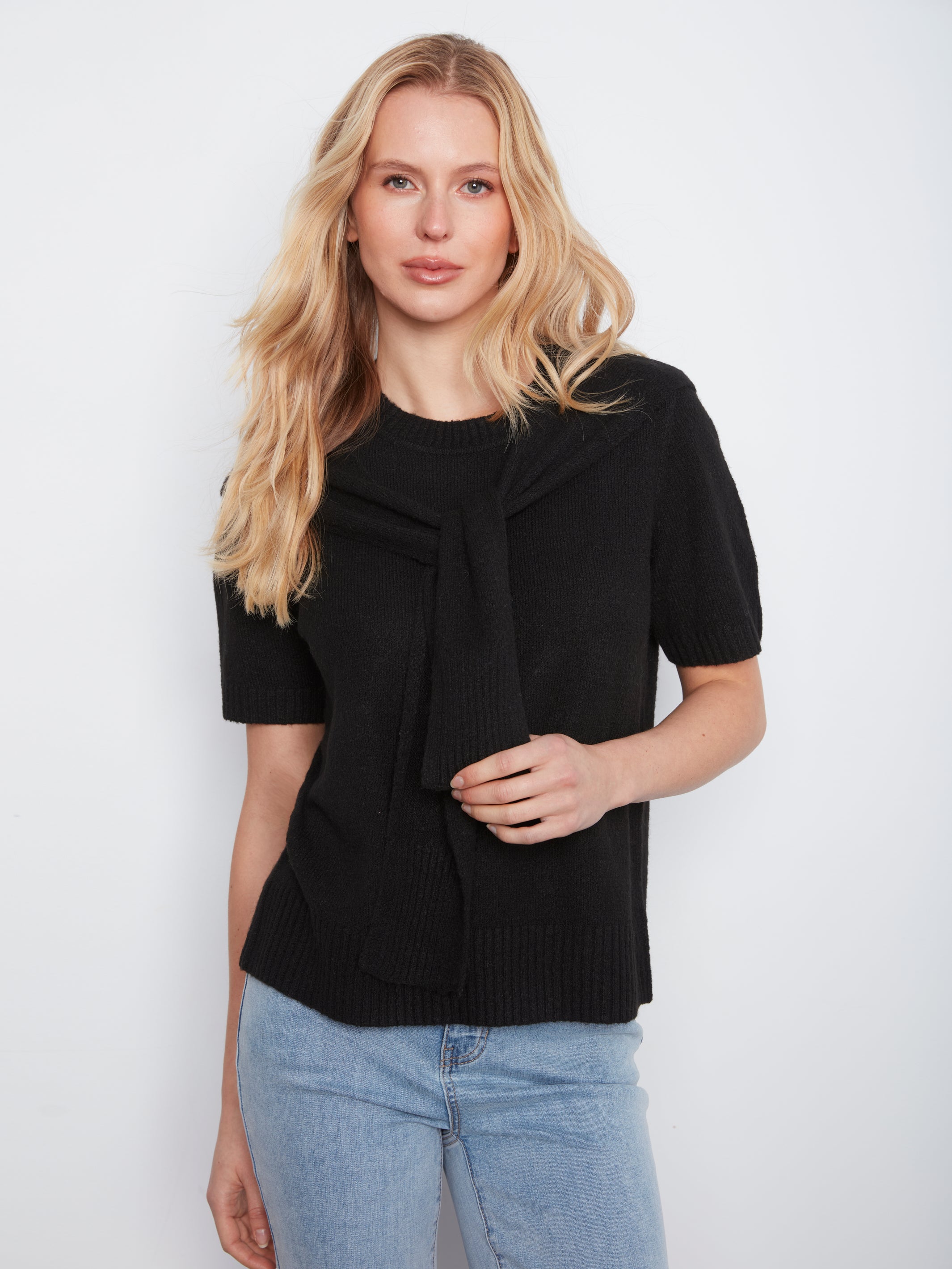 Charlie B Margot Sweater - Black