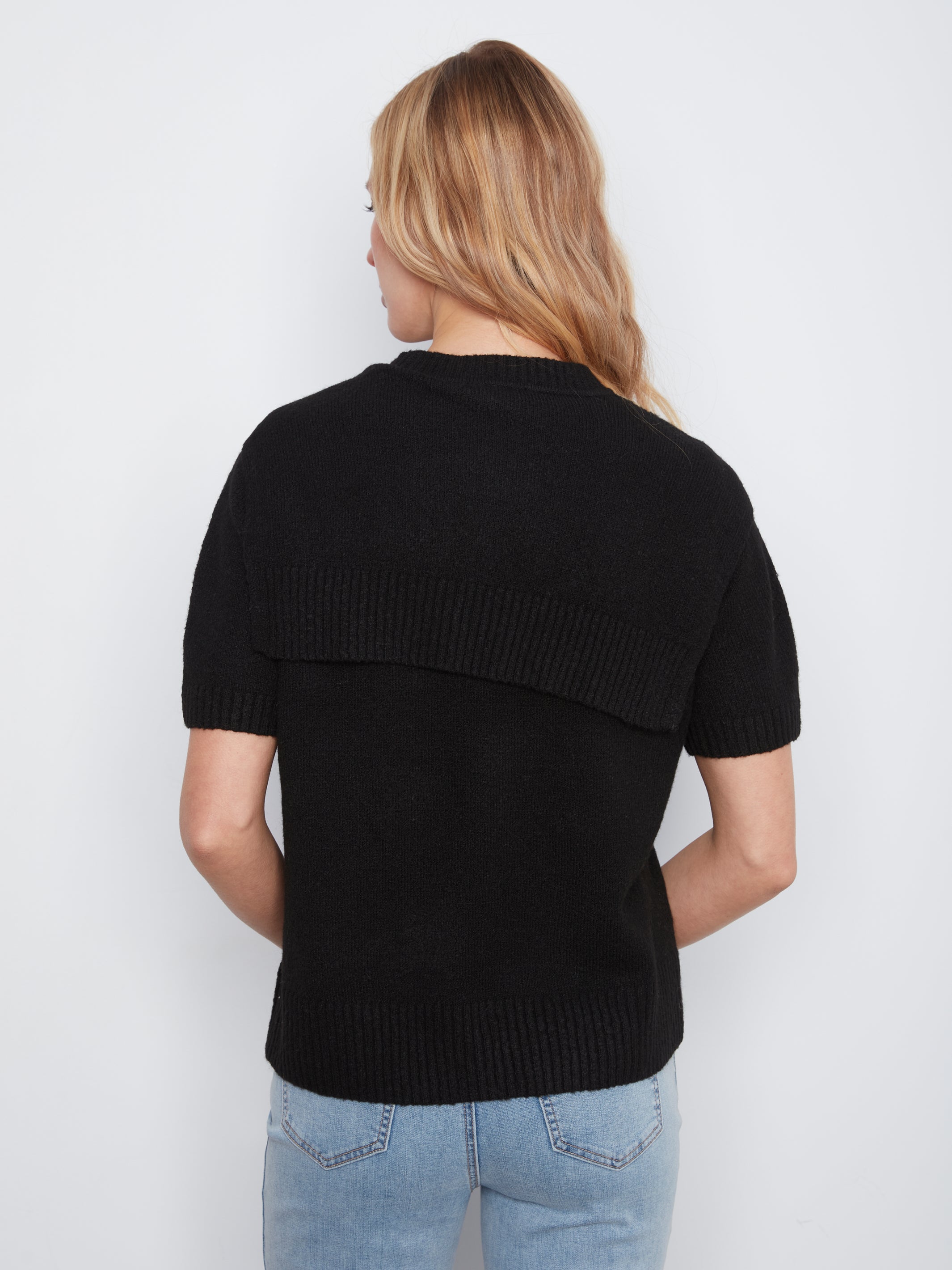 Charlie B Margot Sweater - Black
