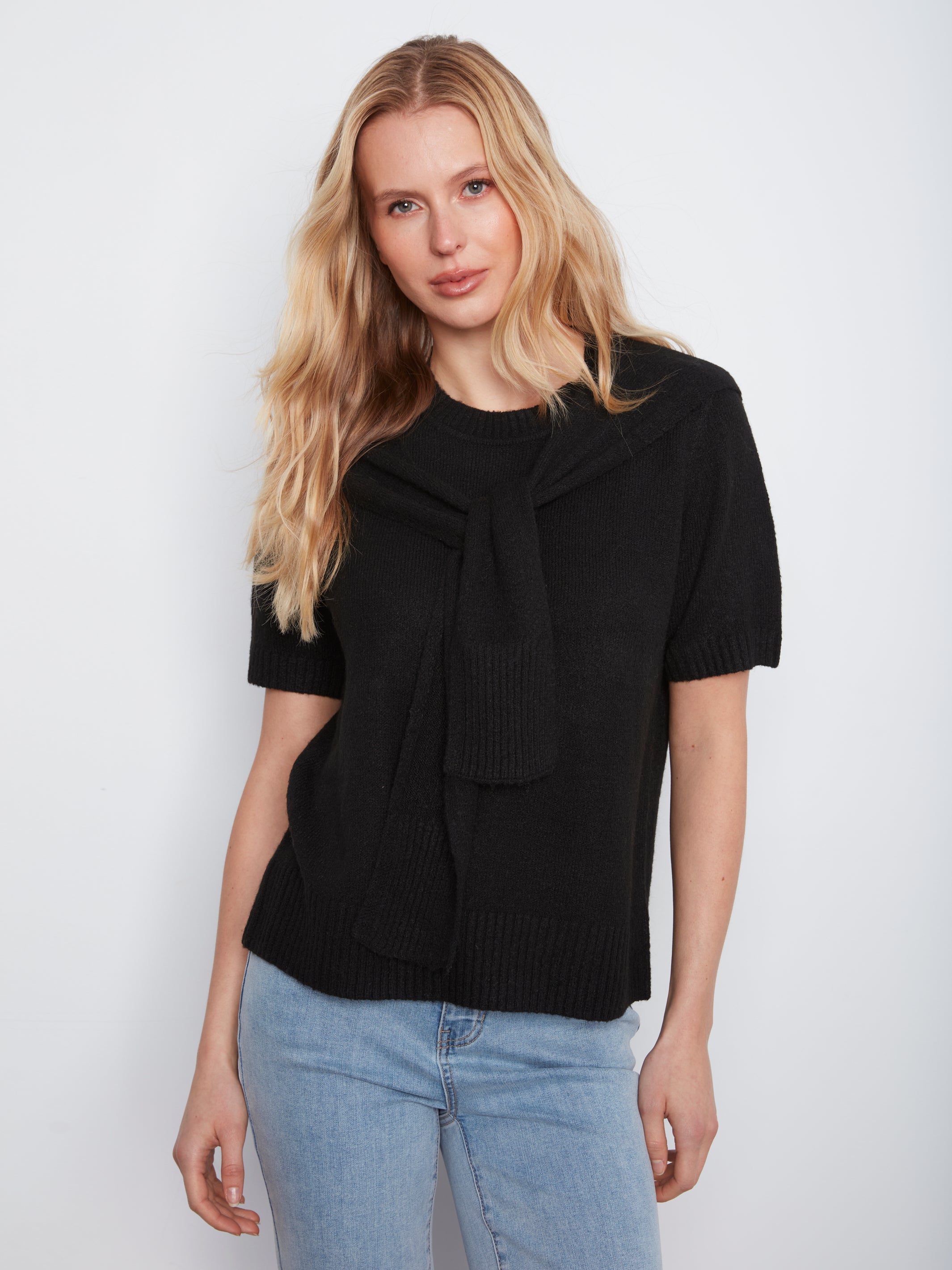 Charlie B Margot Sweater - Black
