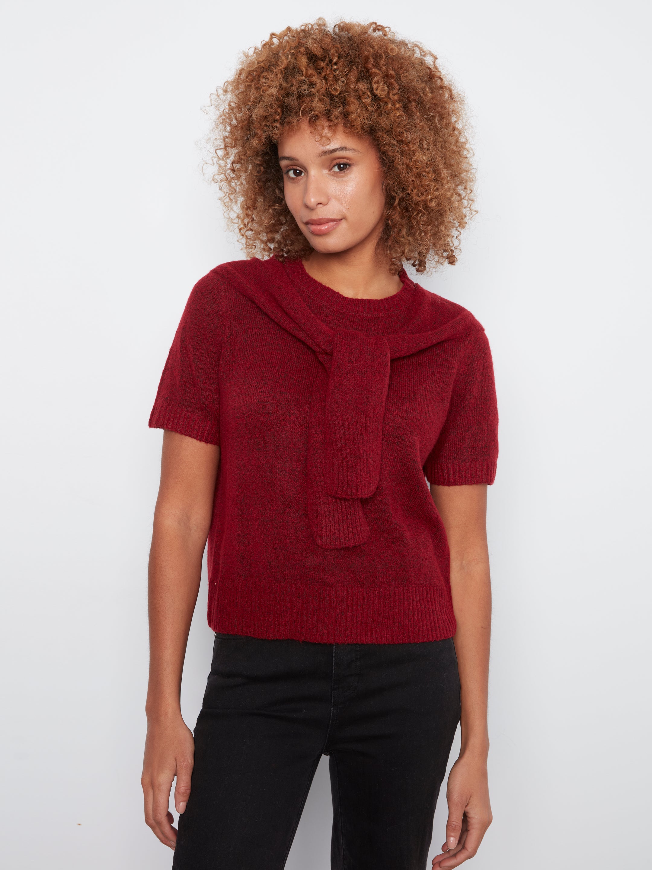 Charlie B Margot Sweater - Equestrian