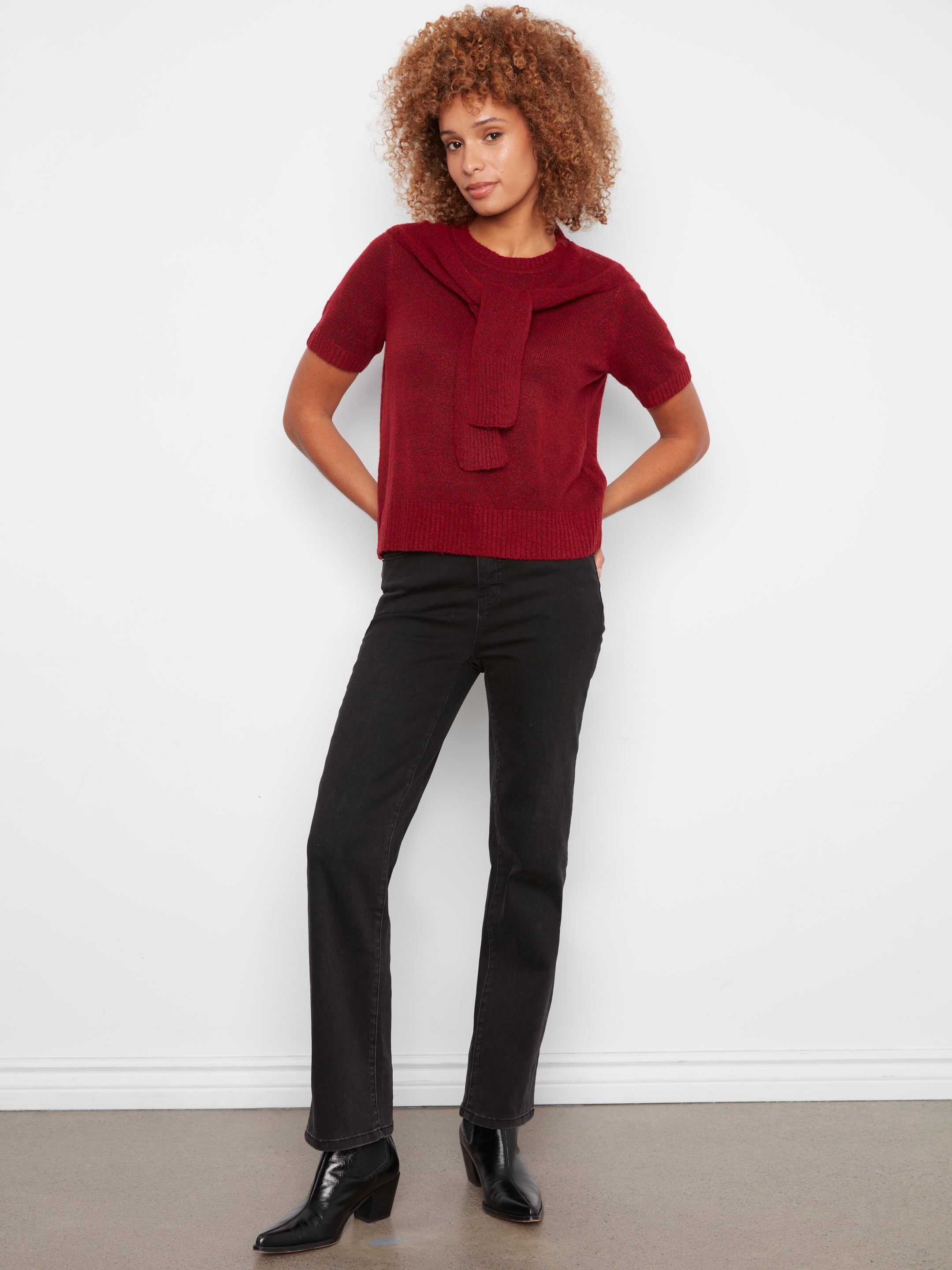 Charlie B Margot Sweater - Equestrian