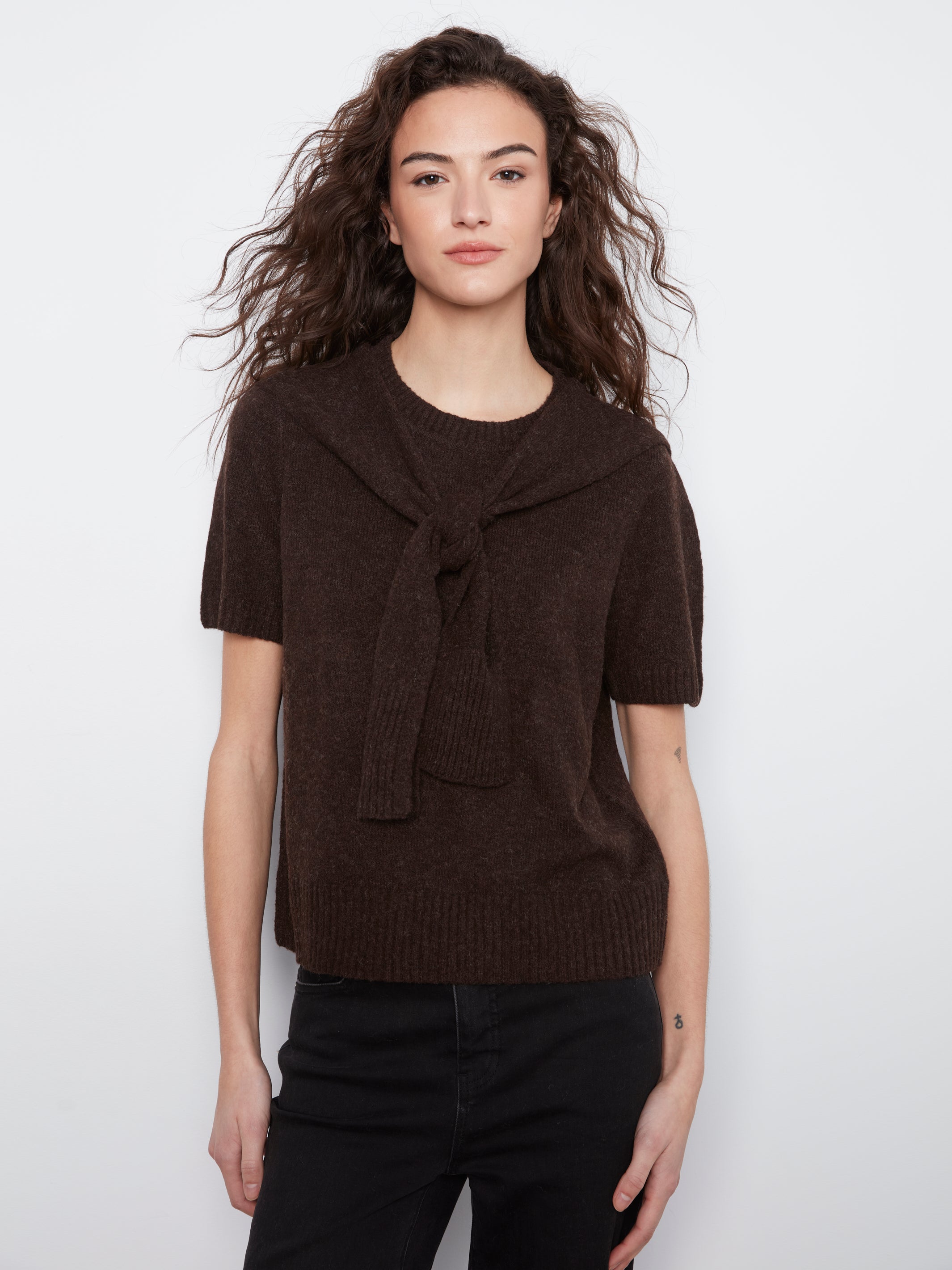 Charlie B Margot Sweater - Coffee