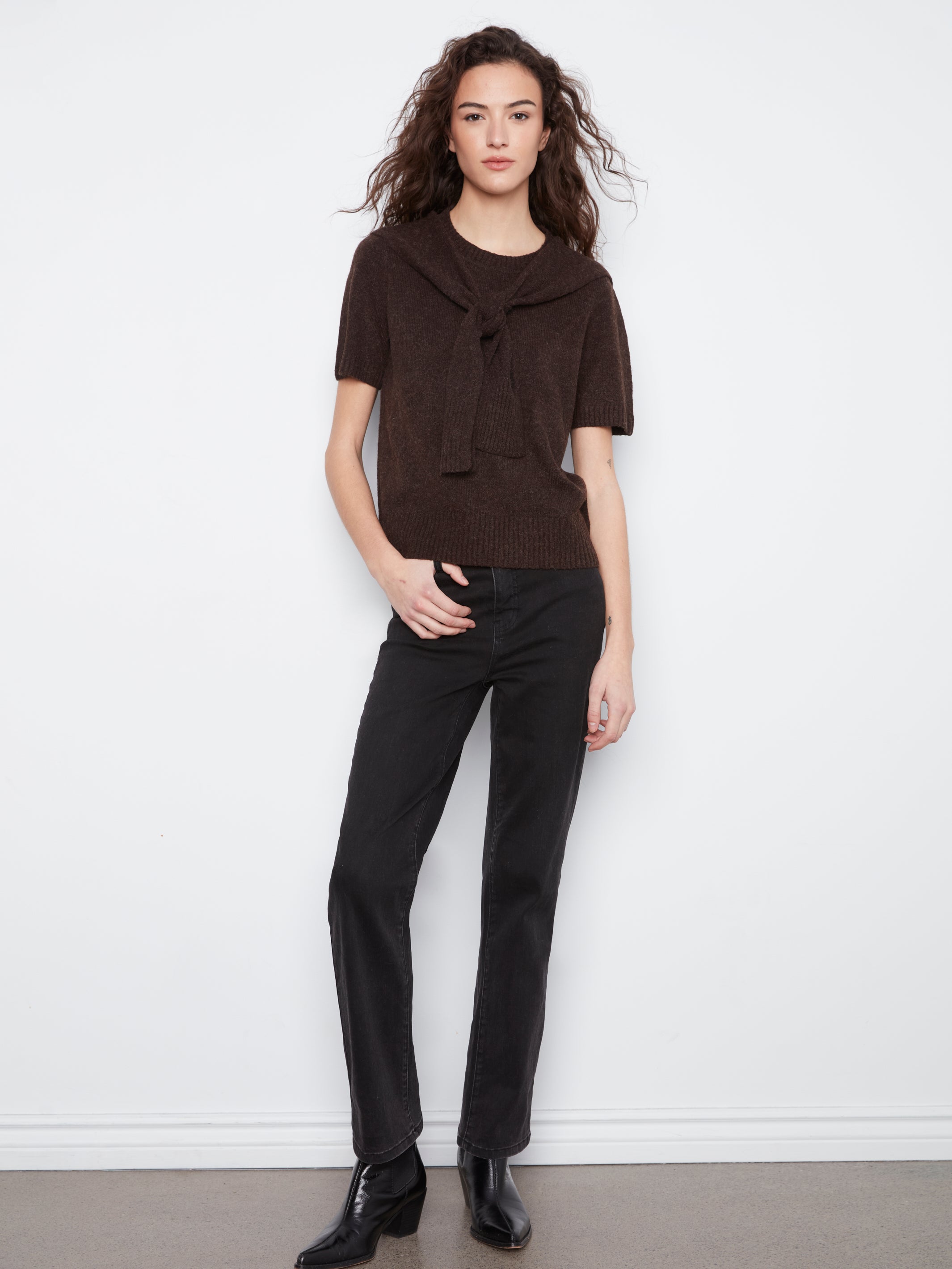 Charlie B Margot Sweater - Coffee