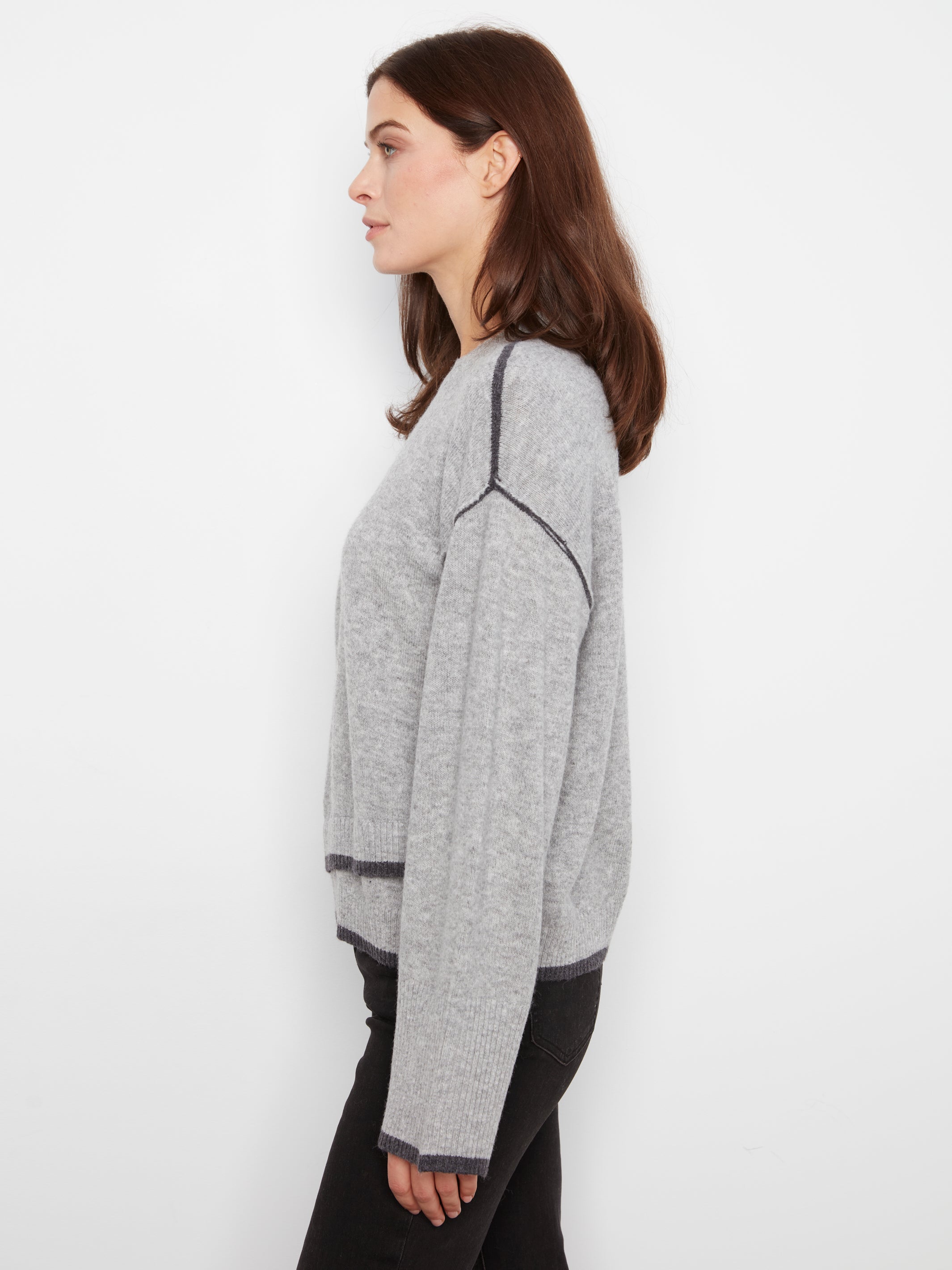 Charlie B Bella Sweater - Grey