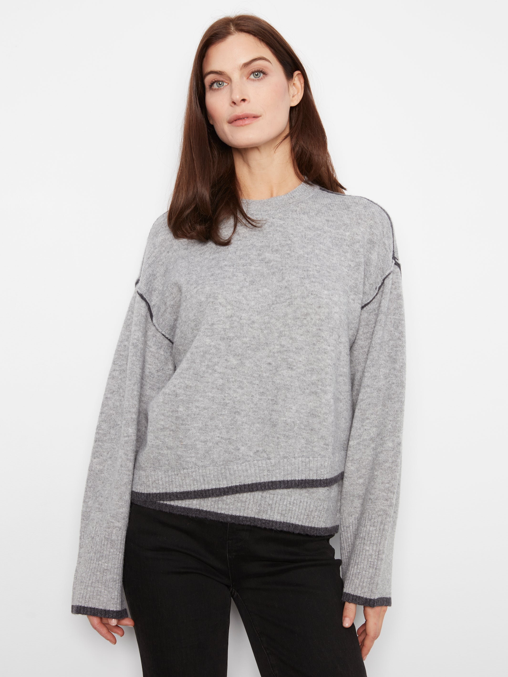 Charlie B Bella Sweater - Grey