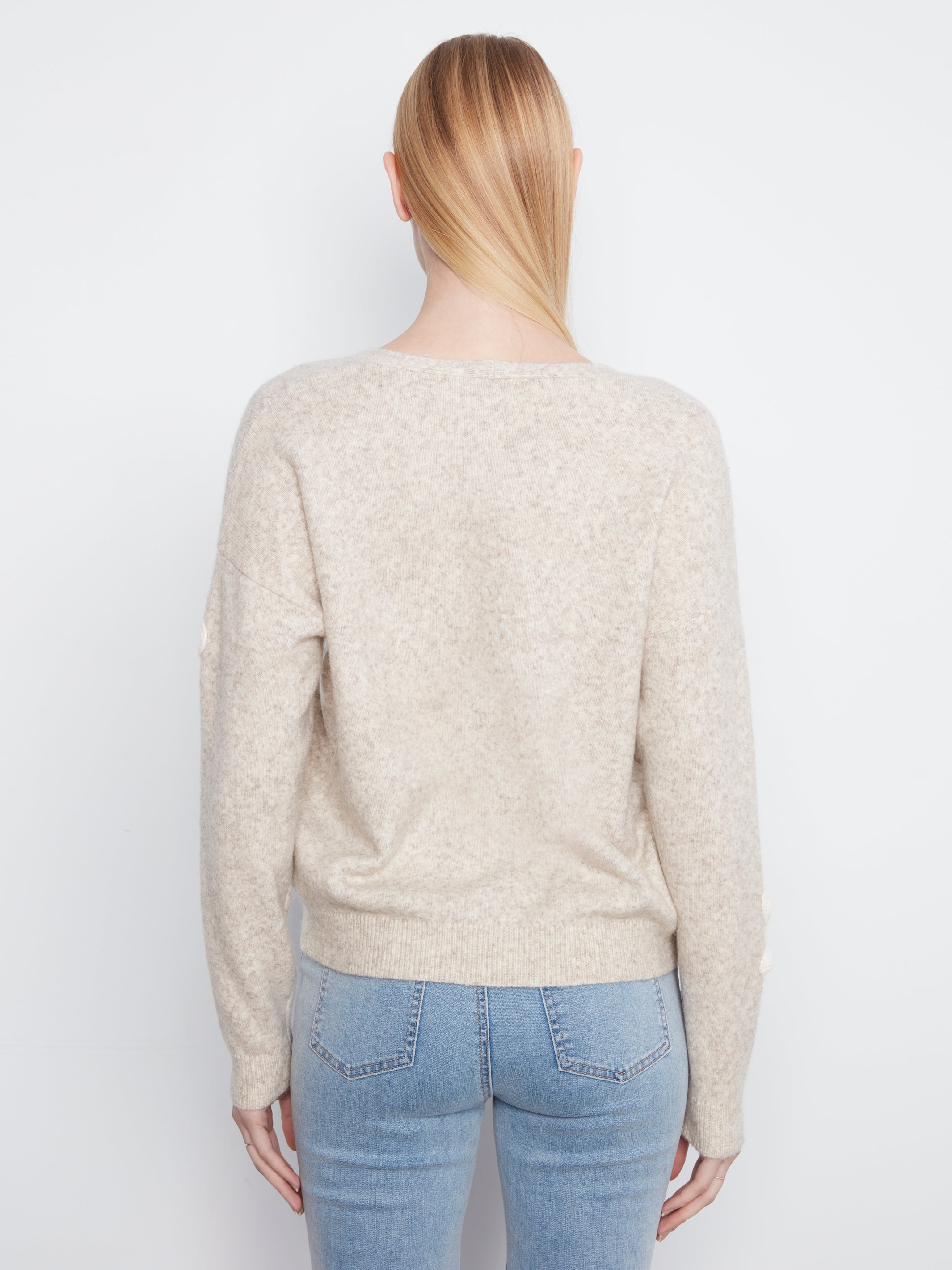 Charlie B Della Sweater - Heather Almond