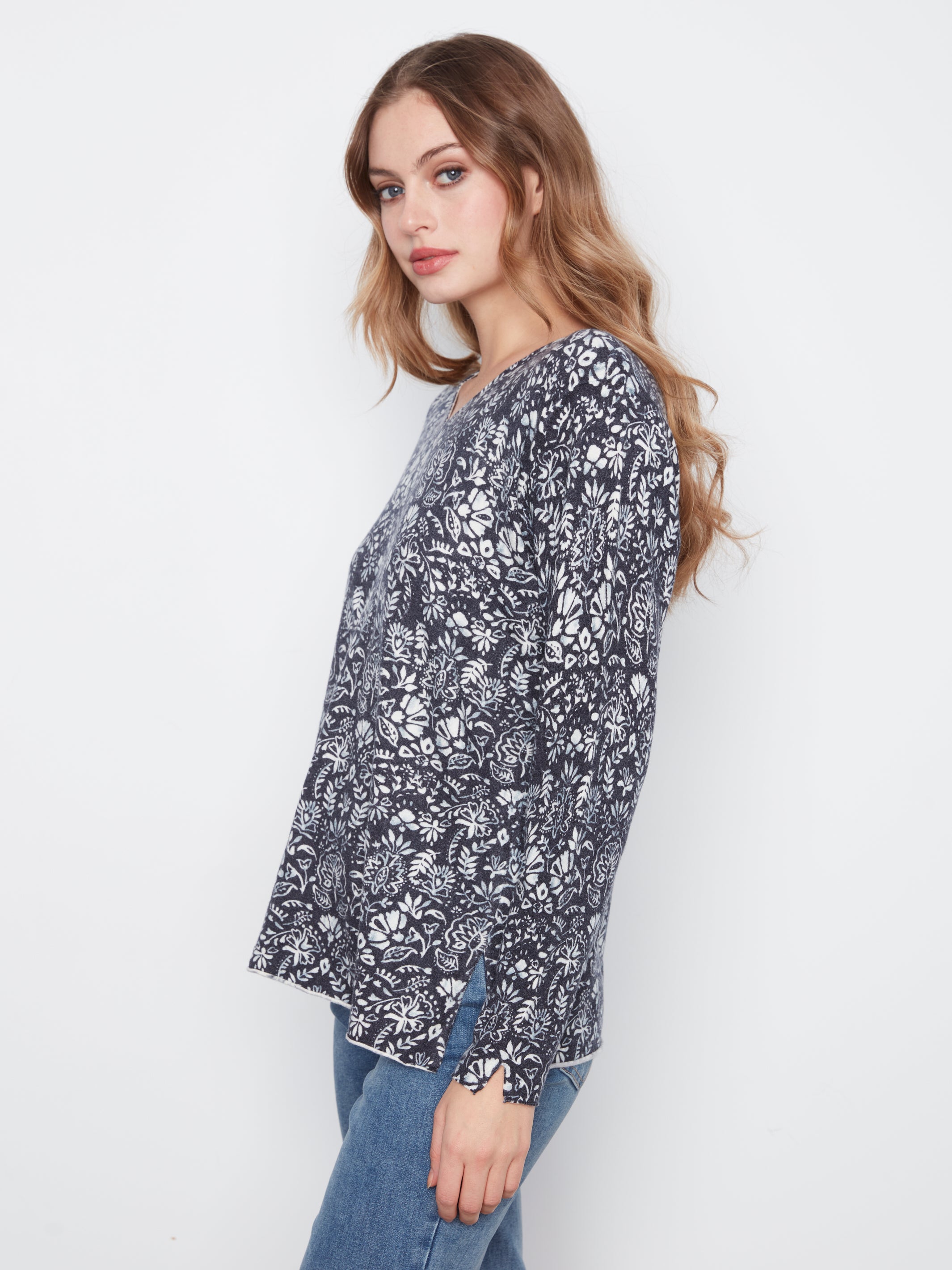 Charlie B Ida Sweater - Botanical