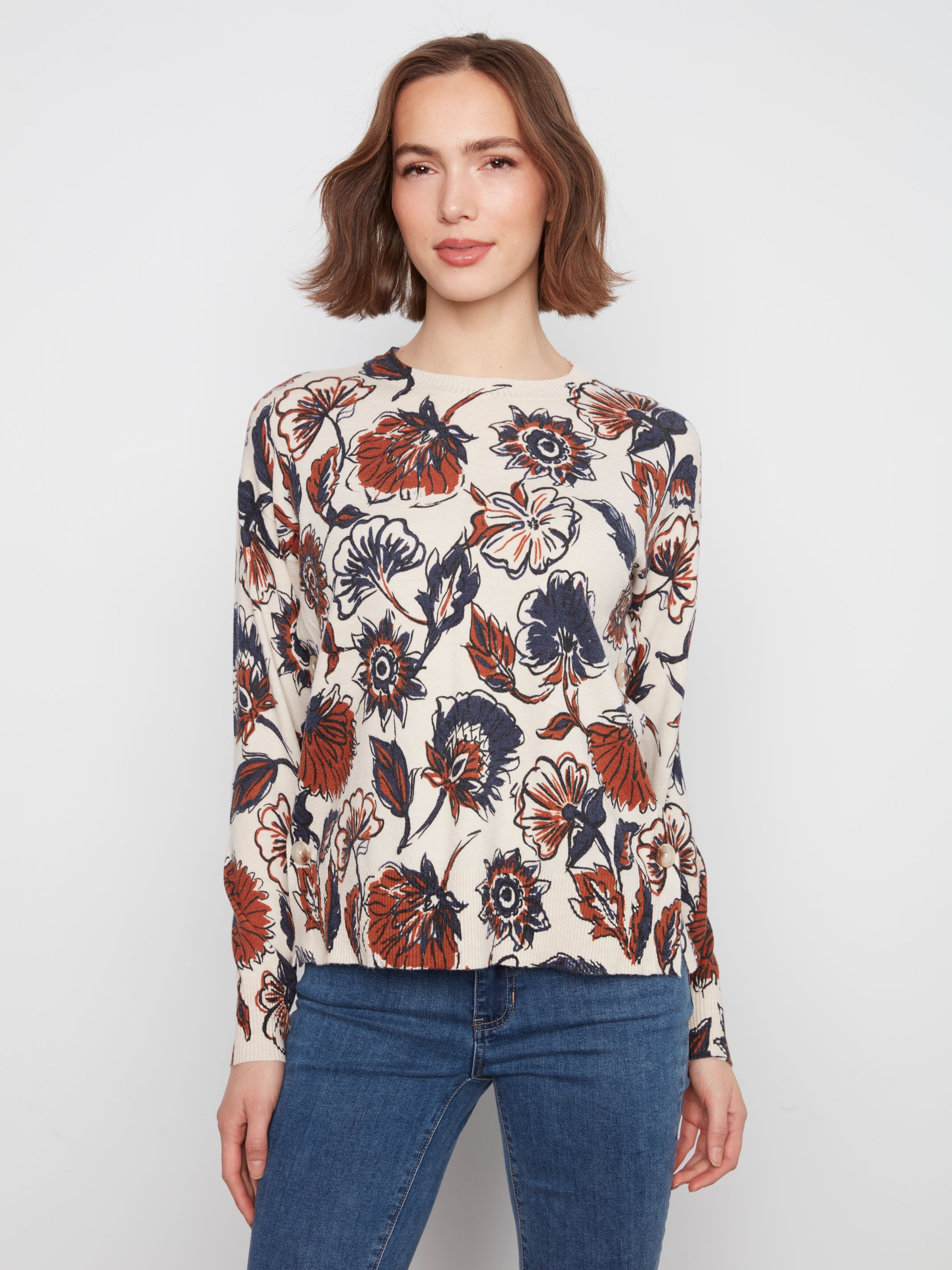 Charlie B Arielle Sweater - Fantasy