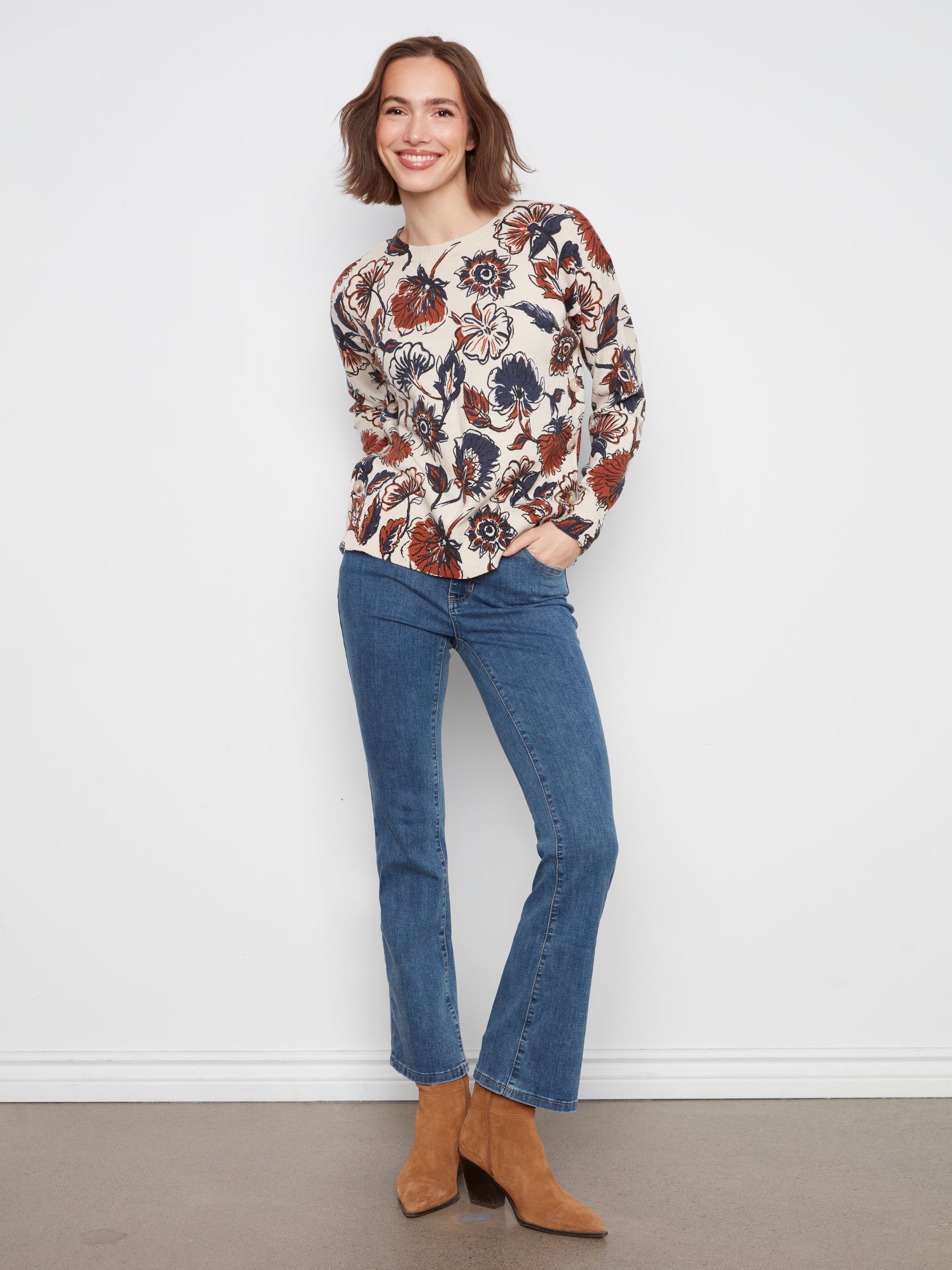 Charlie B Arielle Sweater - Fantasy