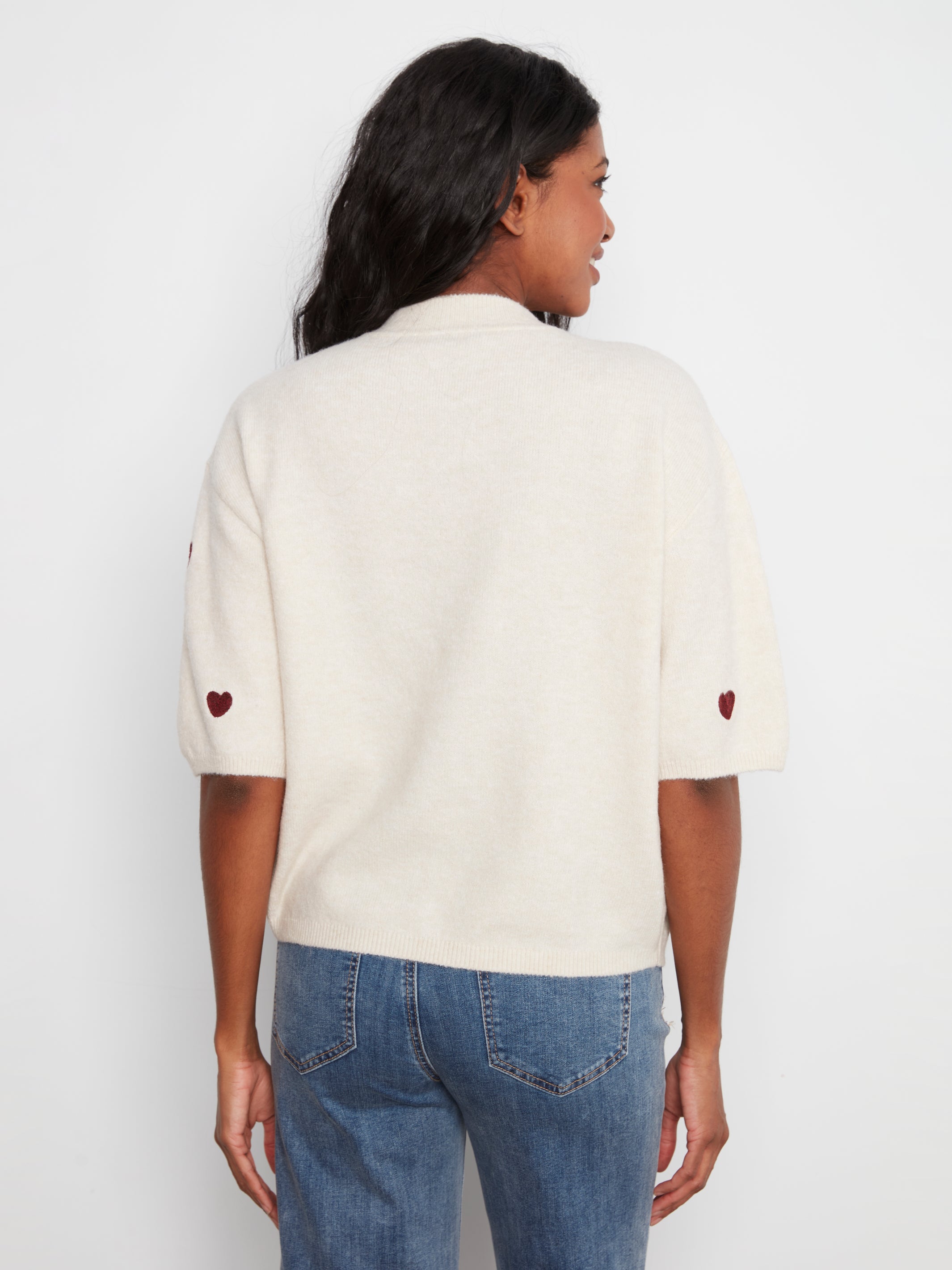 Charlie B Adora Sweater - Heather Oat