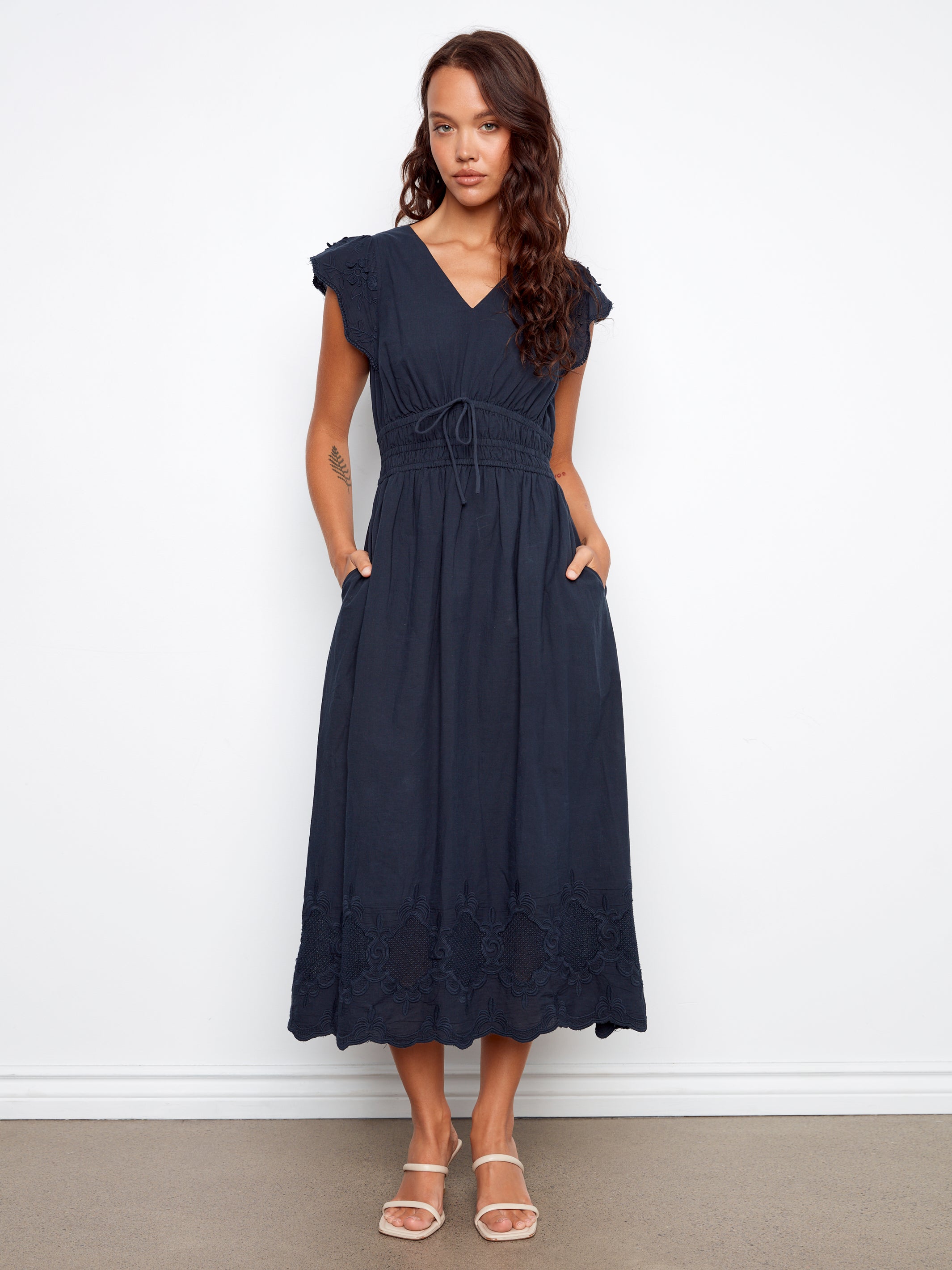 Charlie B Eleanor Dress - Navy