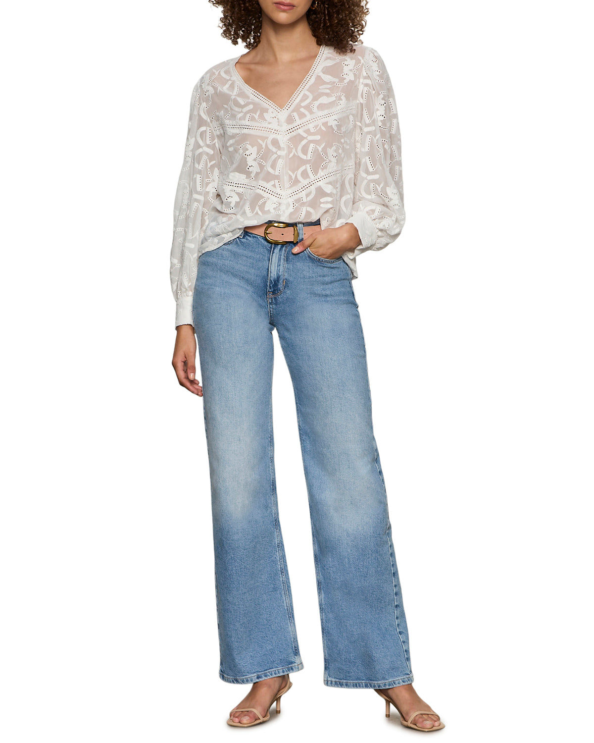 Sanctuary Daydreamer Popover Blouse - Chalk