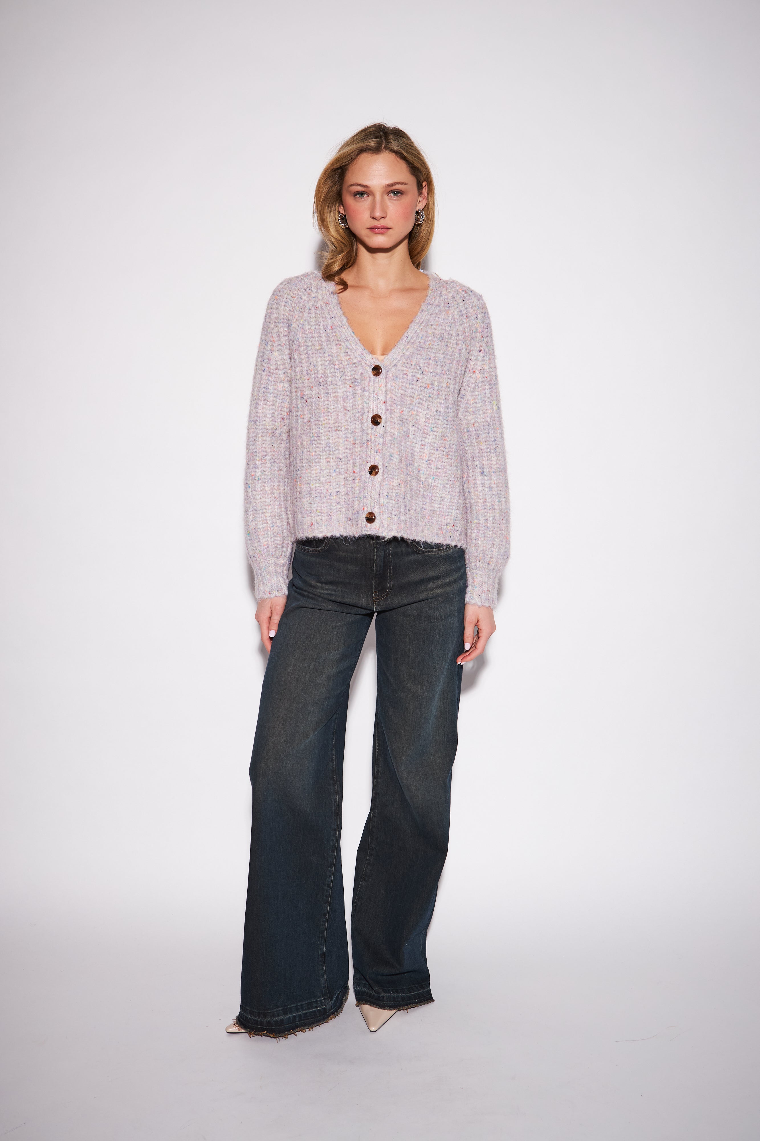 John & Jenn Hawkins Cardi - Lilac Dream