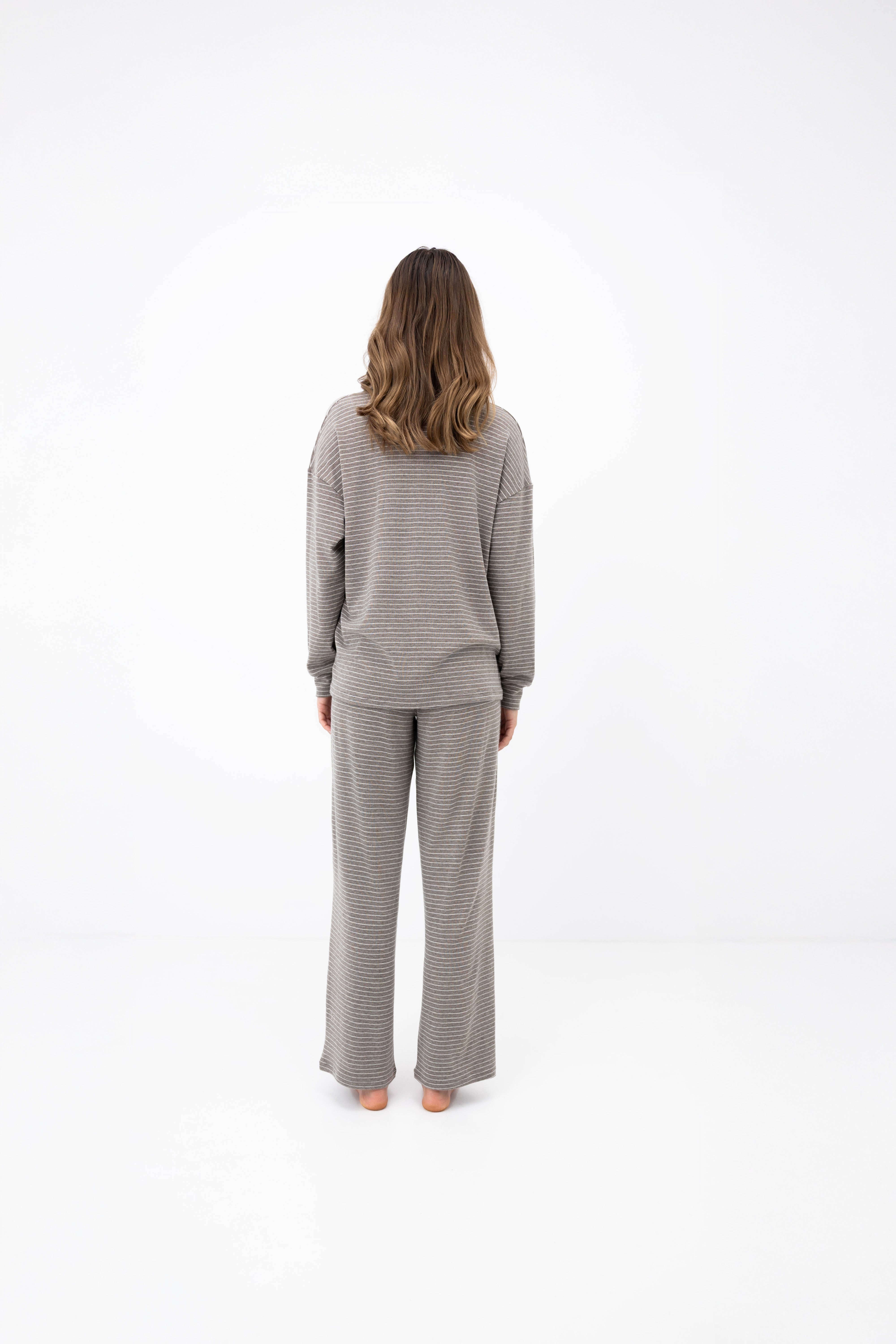 Sensis Amaya Lounge Set - Taupe Stripe